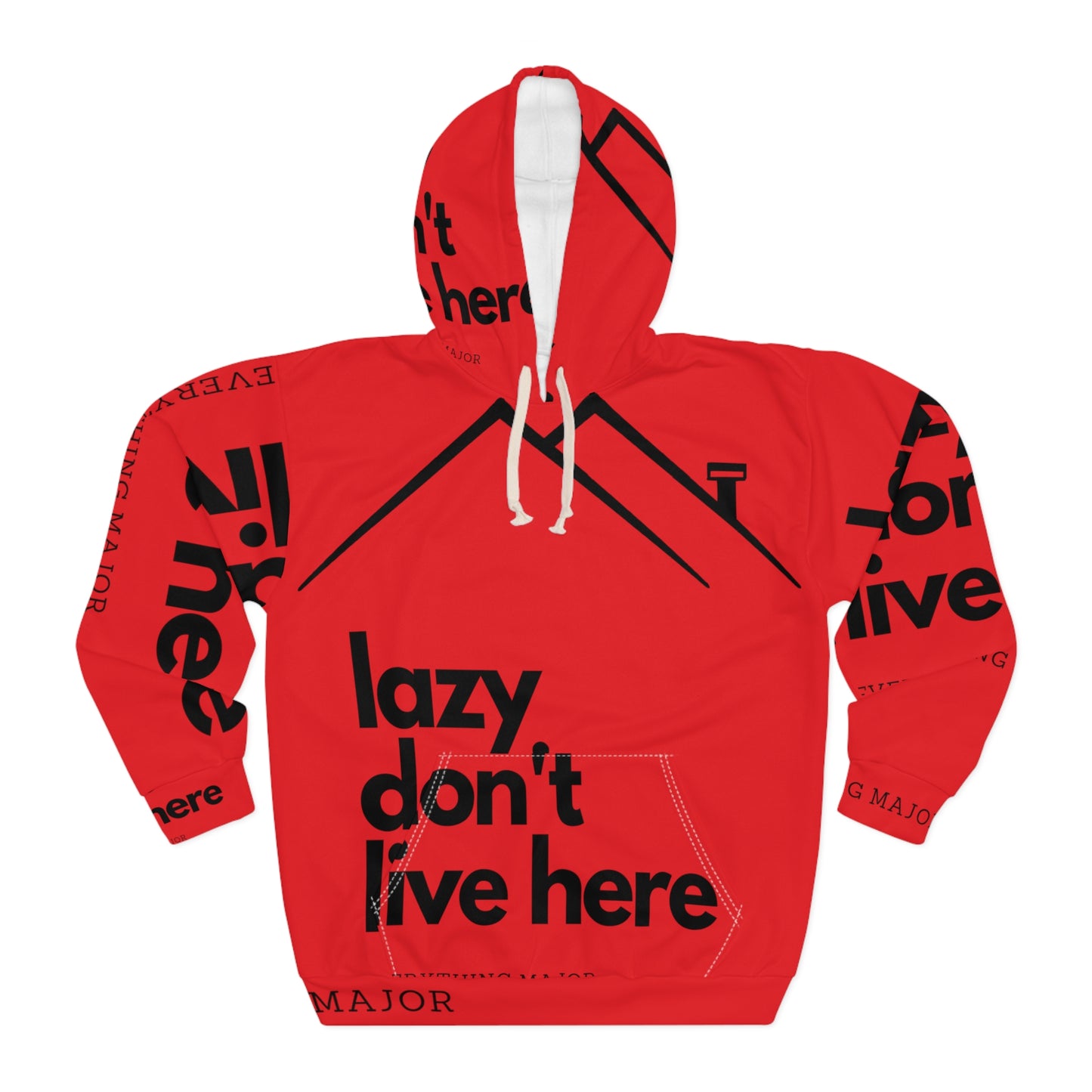 Major RED Unisex Pullover Hoodie (AOP)