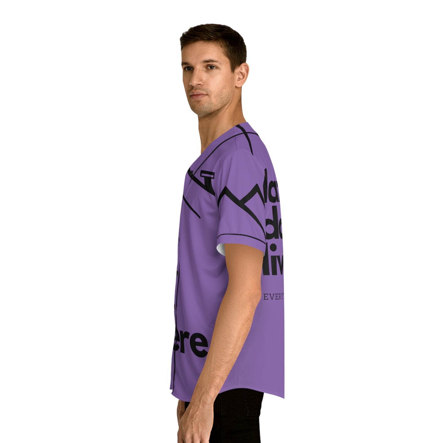 MAJOR ROOF PURP Men's Baseball Jersey (AOP)