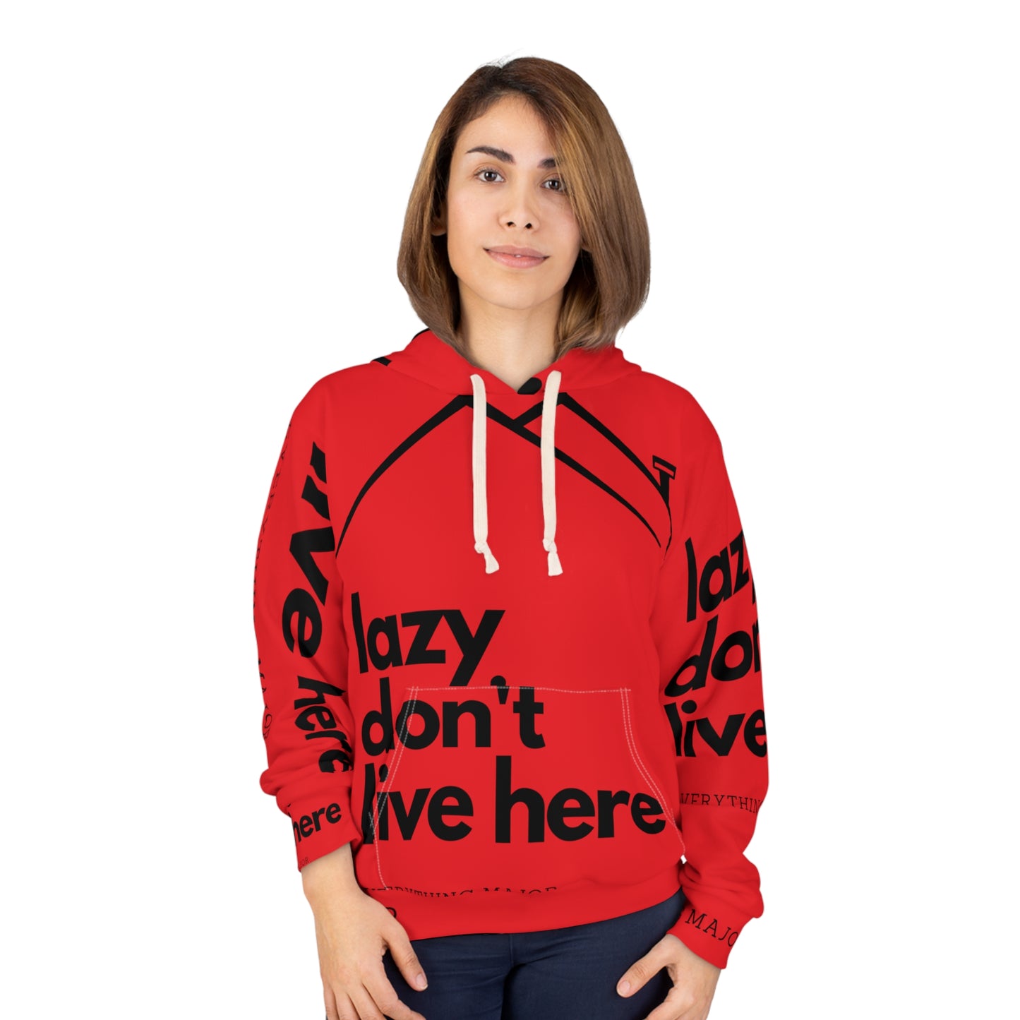 Major RED Unisex Pullover Hoodie (AOP)