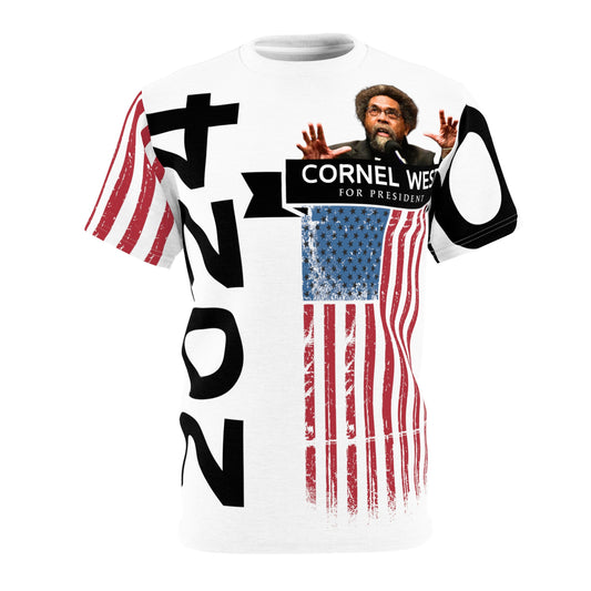 Cornel West 2 Unisex Cut & Sew Tee (AOP)