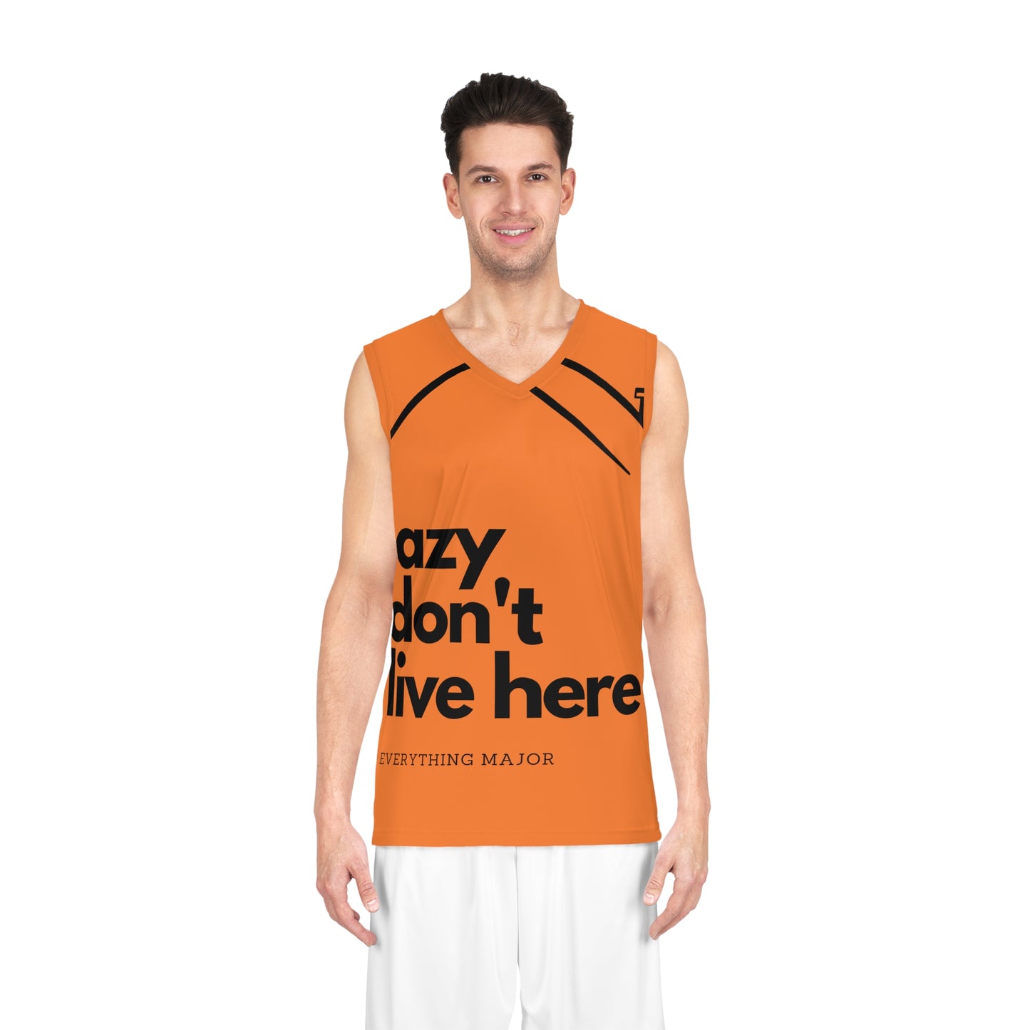 MAJOR ORANGE Basketball Jersey (AOP)