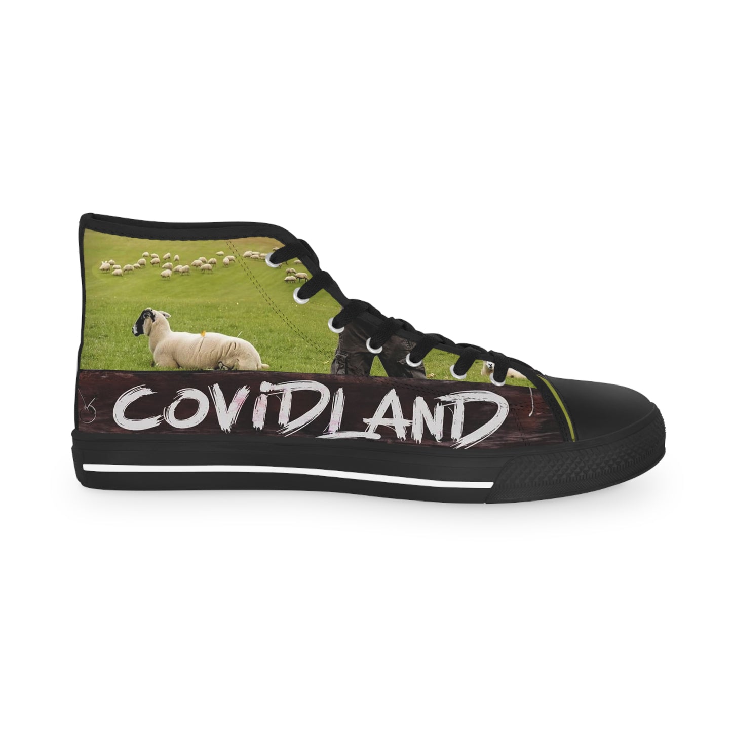 Covidland Men's High Top Sneakers