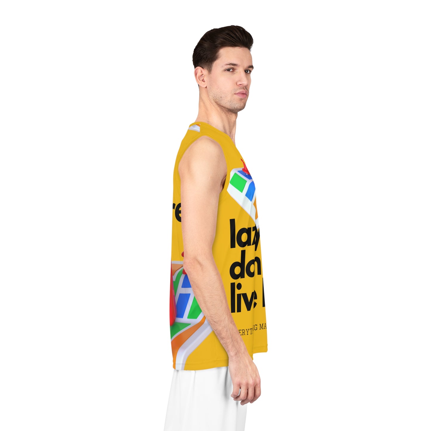 MAJOR YELLOW Basketball Jersey (AOP)