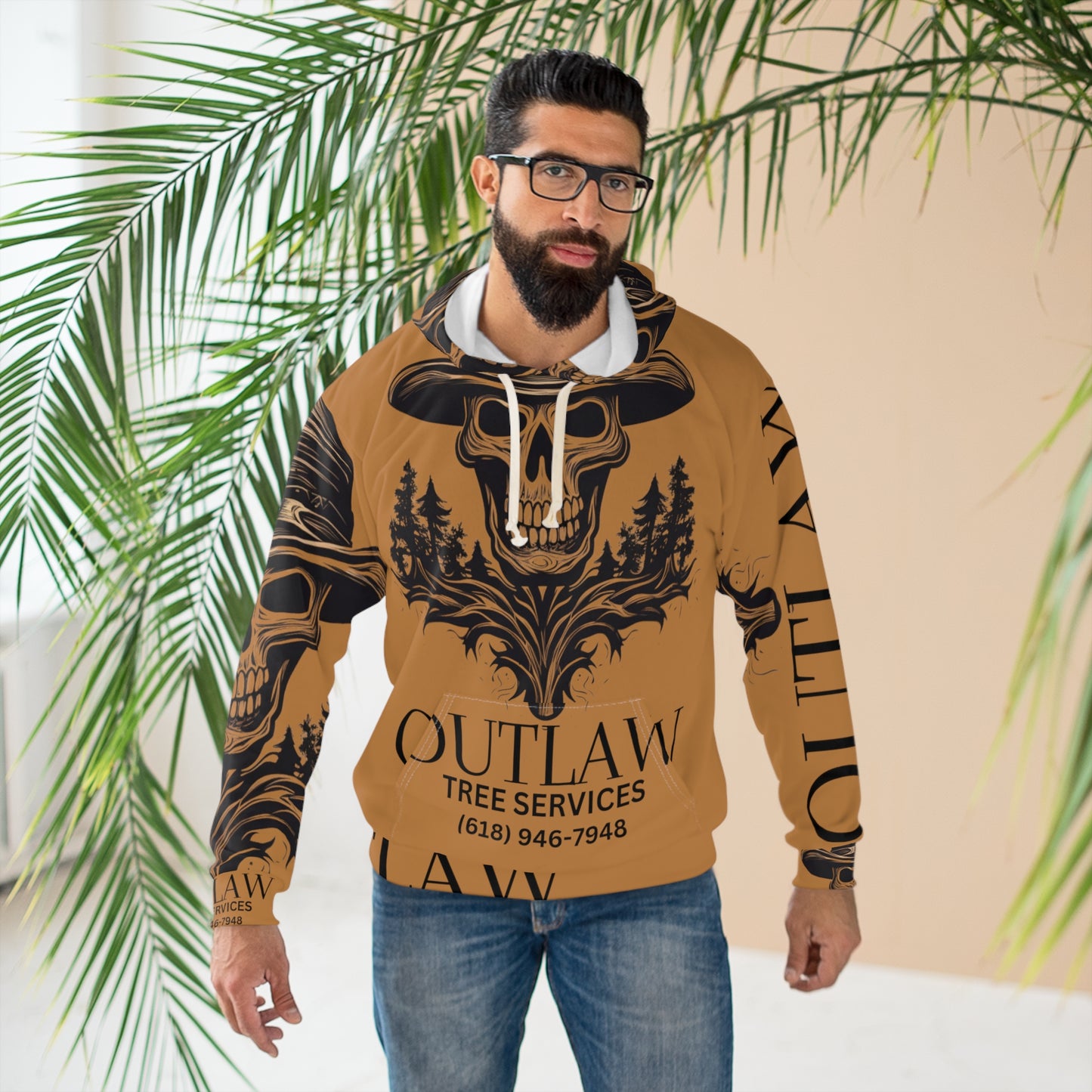 Outlaw 2 Unisex Pullover Hoodie (AOP)