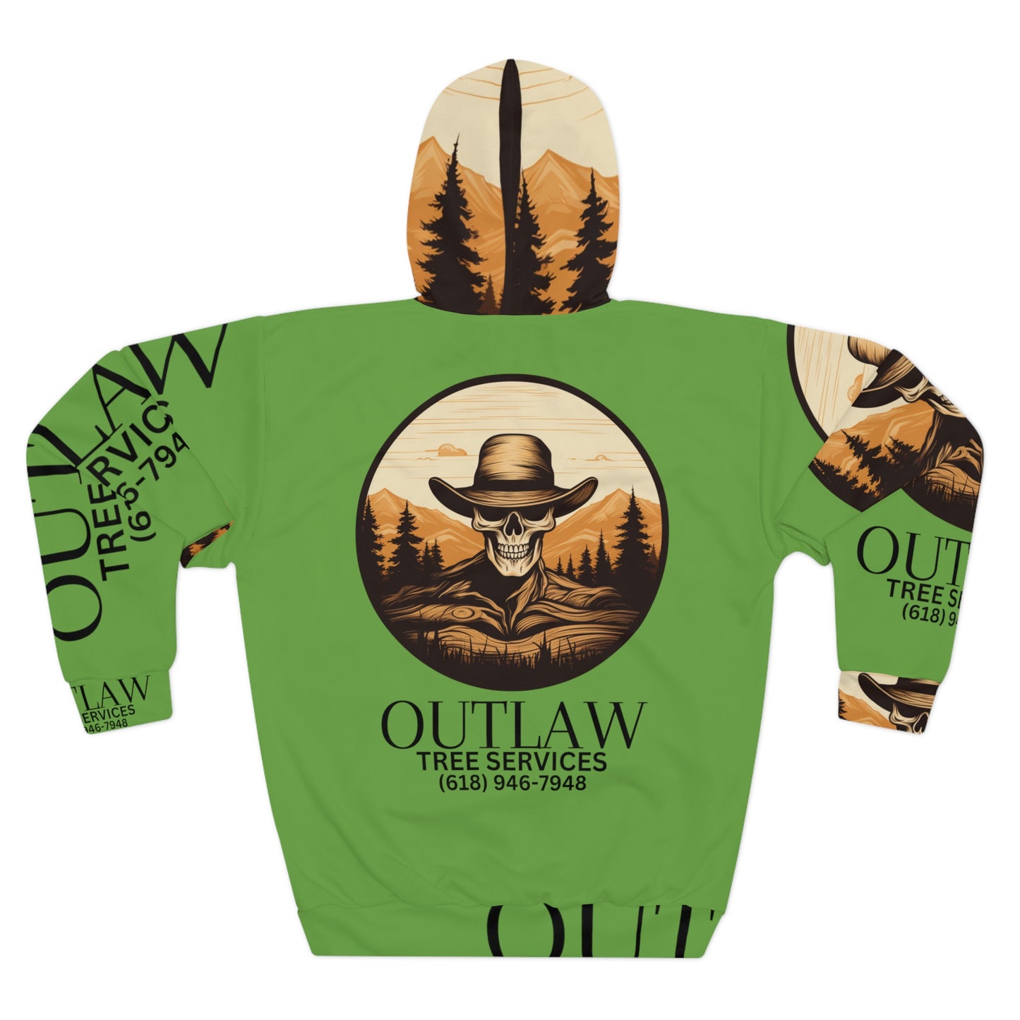 Outlaw Unisex Pullover Hoodie (AOP)