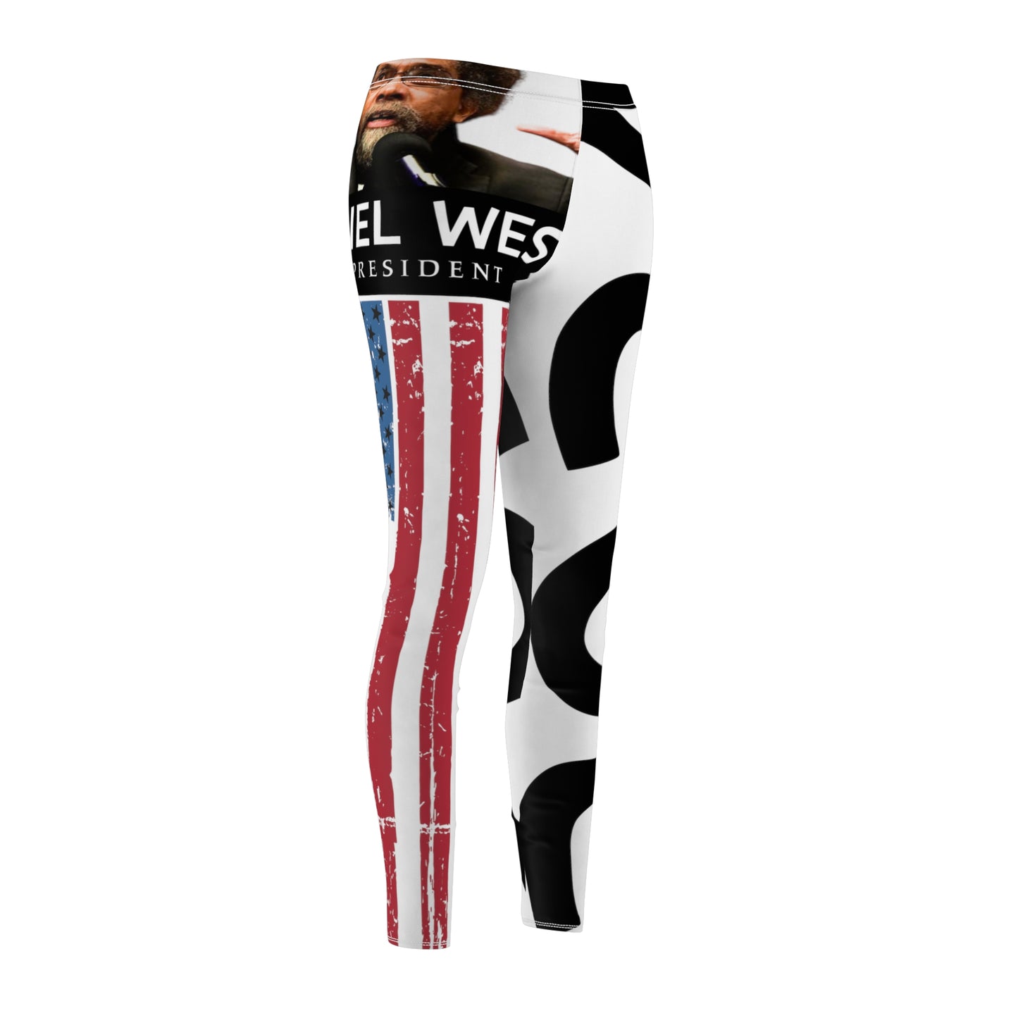 Cornel West Women's Cut & Sew Casual Leggings (AOP)