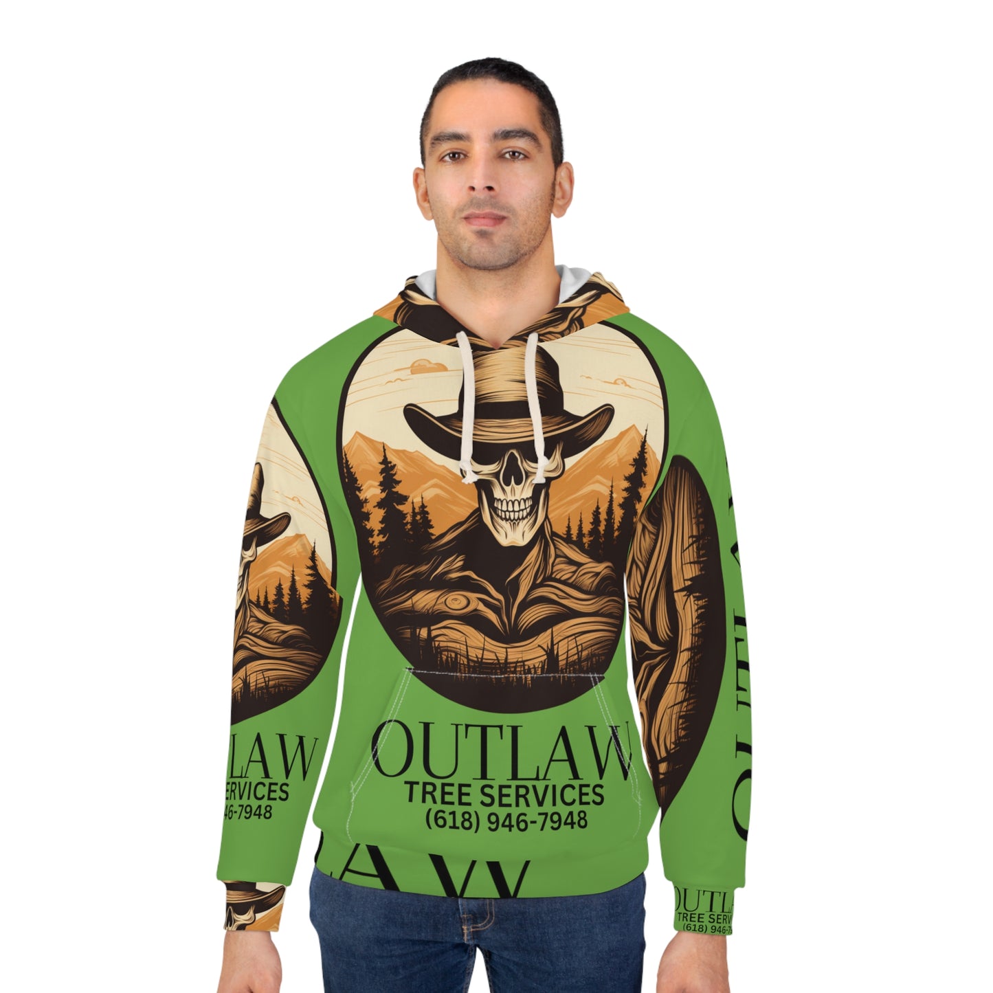 Outlaw Unisex Pullover Hoodie (AOP)