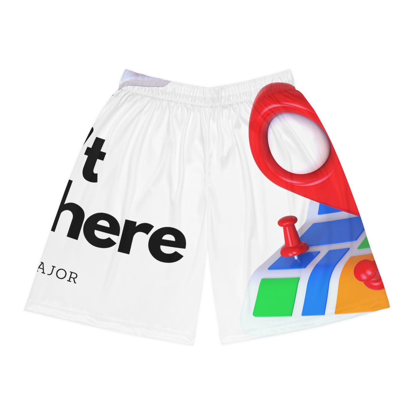 MAJOR MAP Basketball Shorts (AOP)