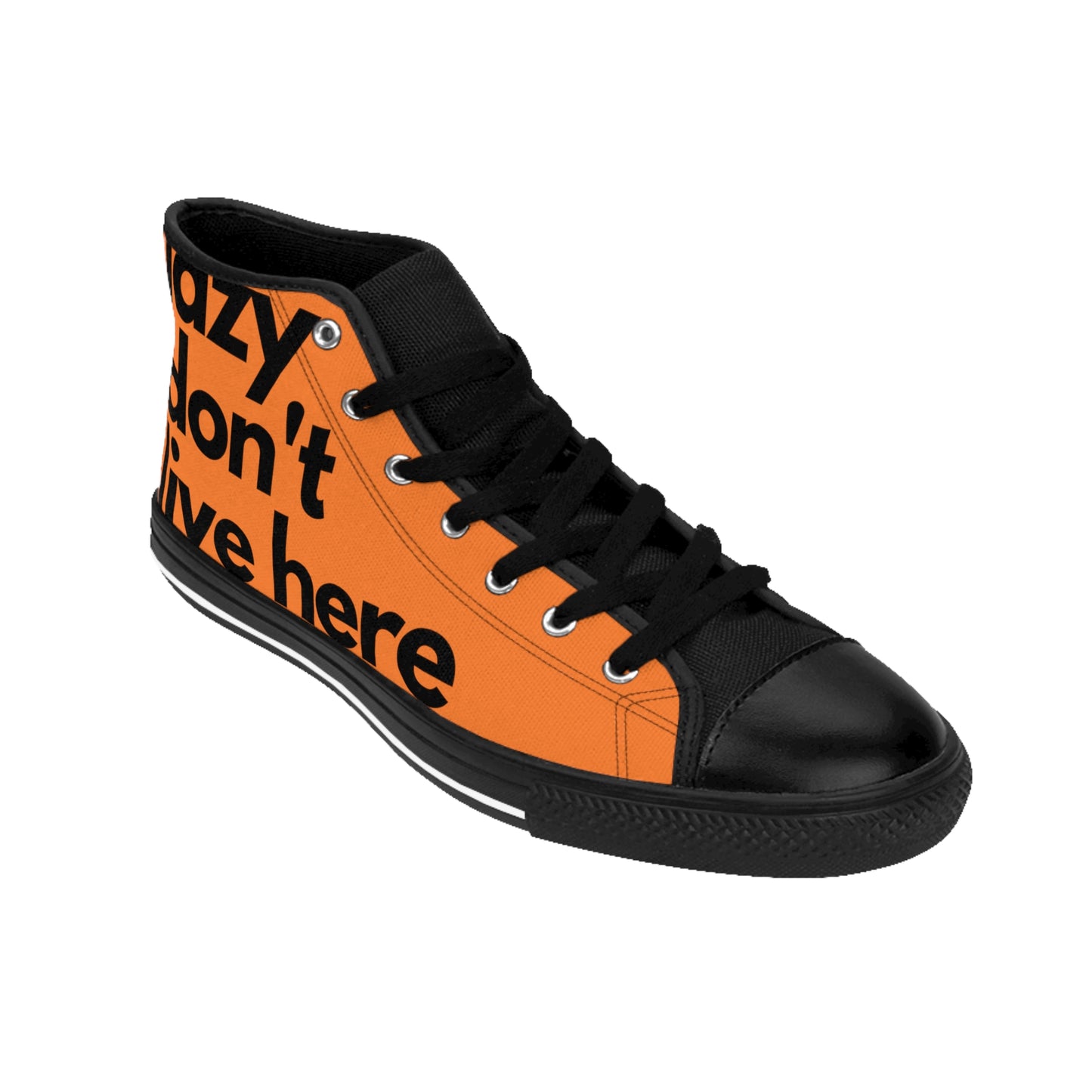 MAJOR ROOF ORANGE Men's Classic Sneakers