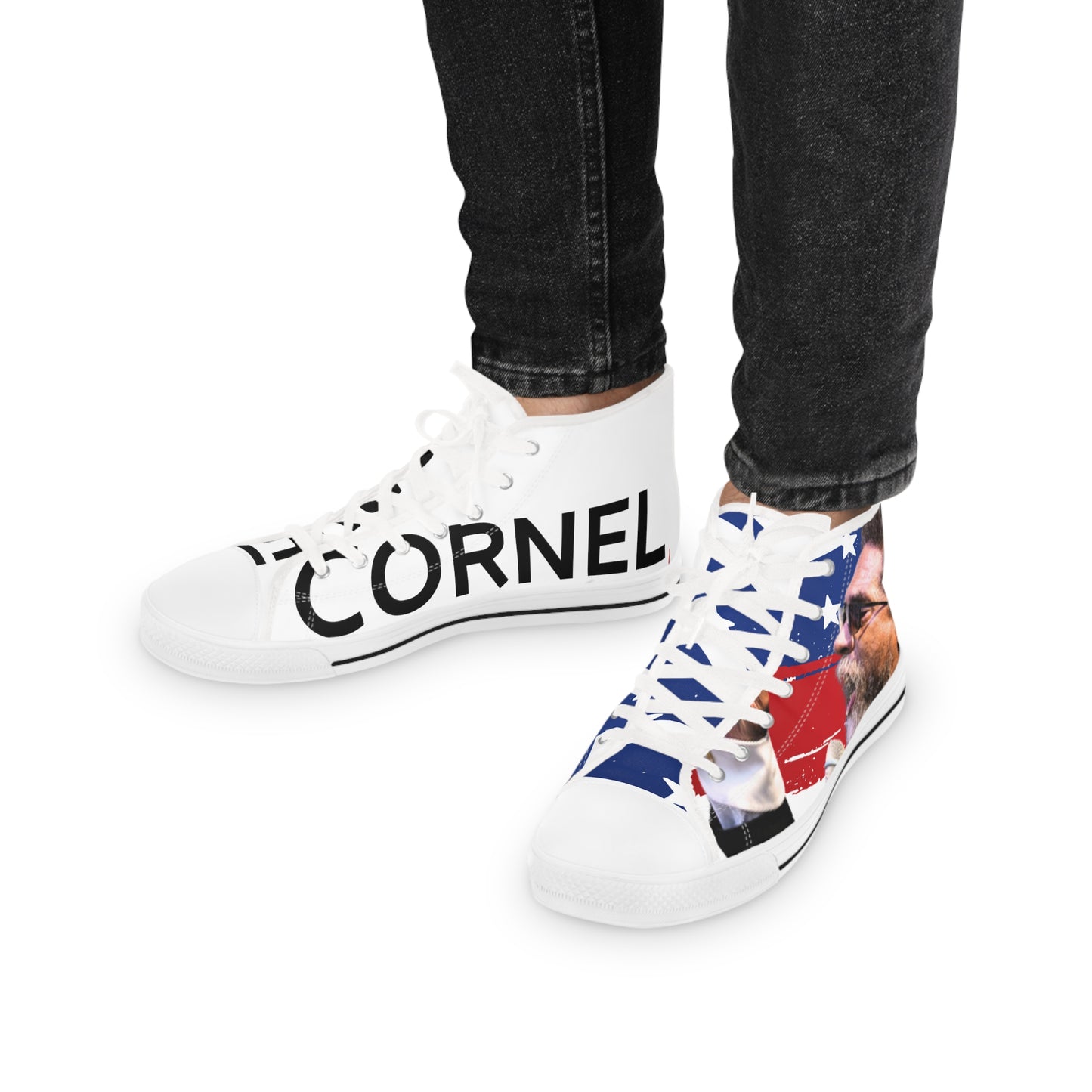 Cornel West Men's High Top Sneakers