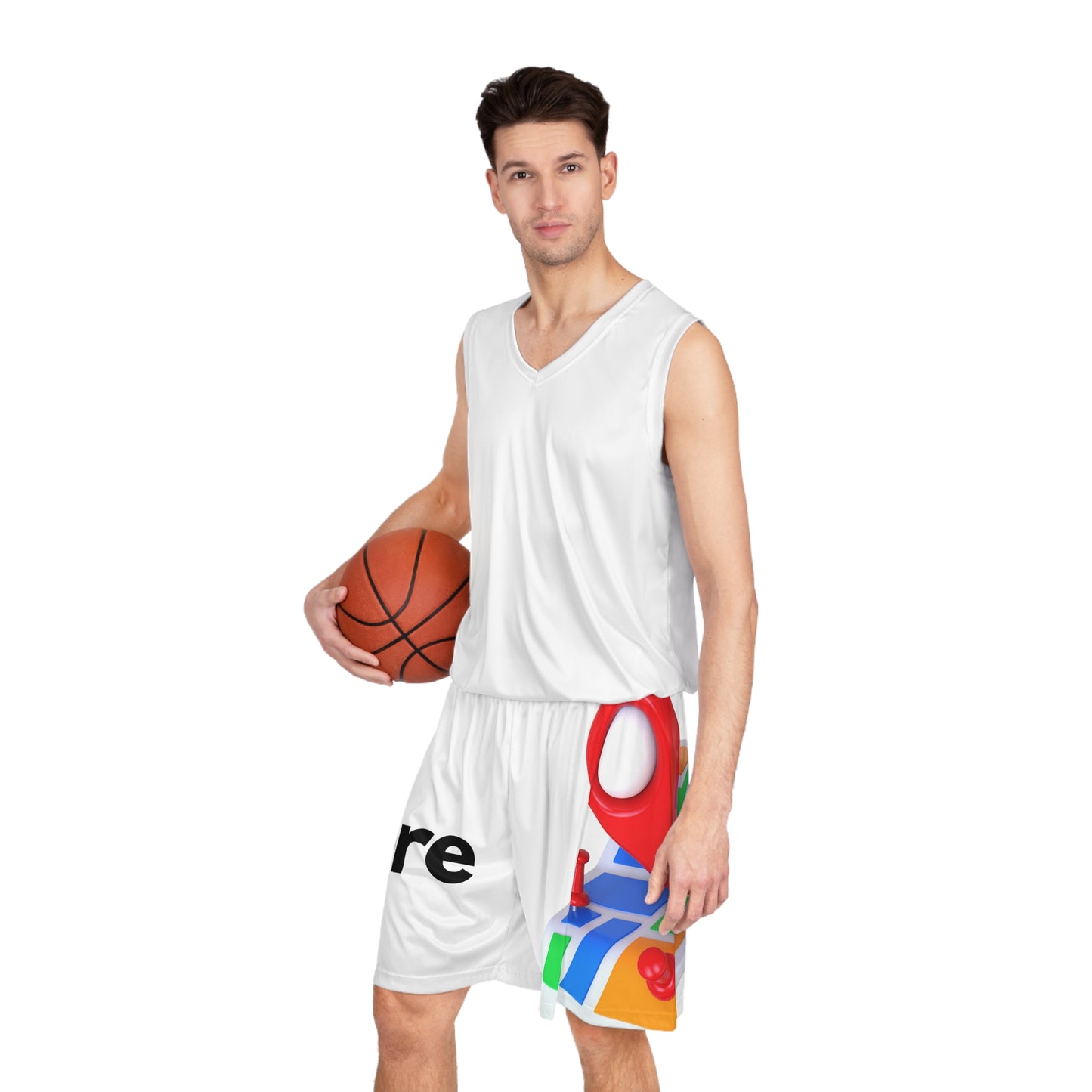 MAJOR MAP Basketball Shorts (AOP)