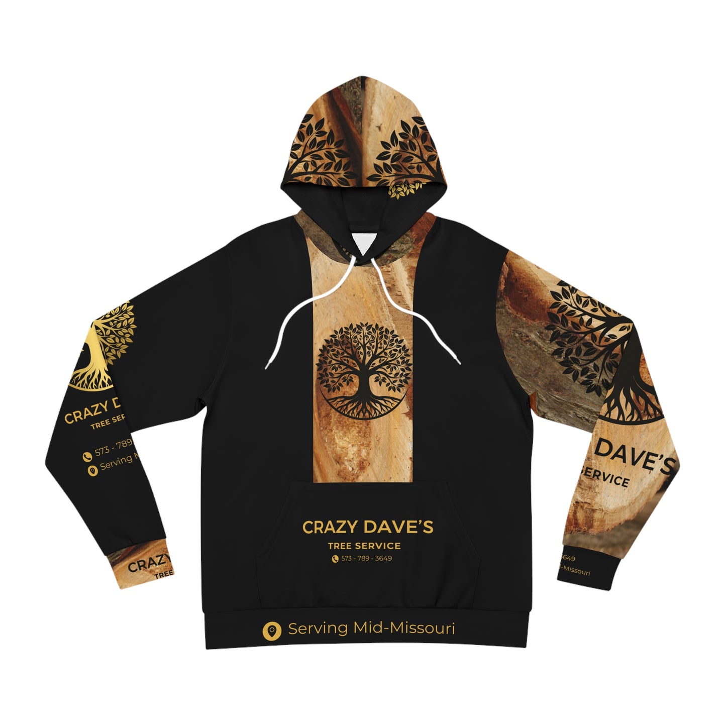 Crazy Dave Fashion Hoodie (AOP)