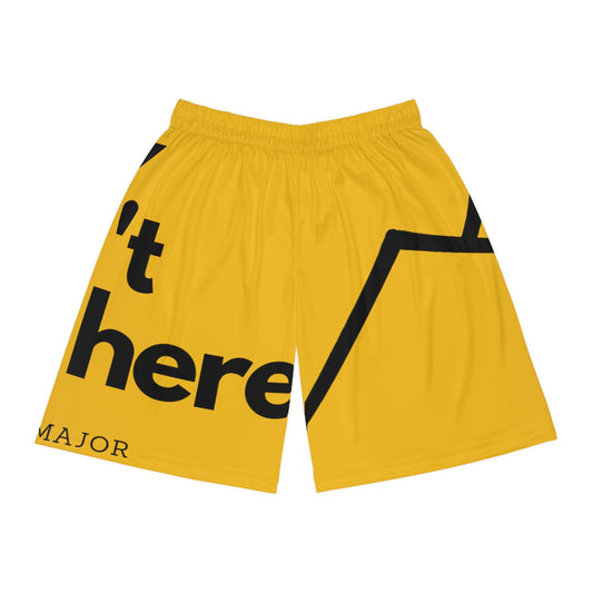 MAJOR ROOF YELLOW Basketball Shorts (AOP)