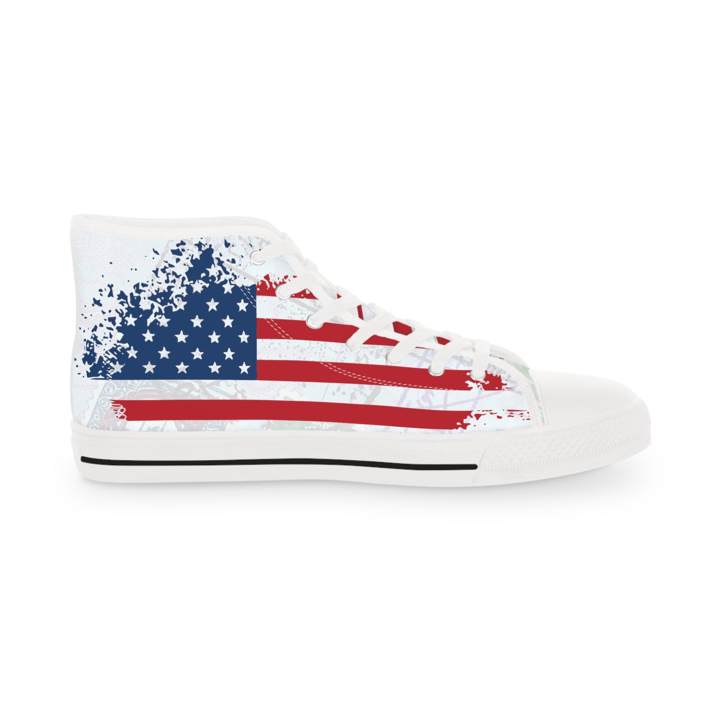 UPFW Flag Men's High Top Sneakers