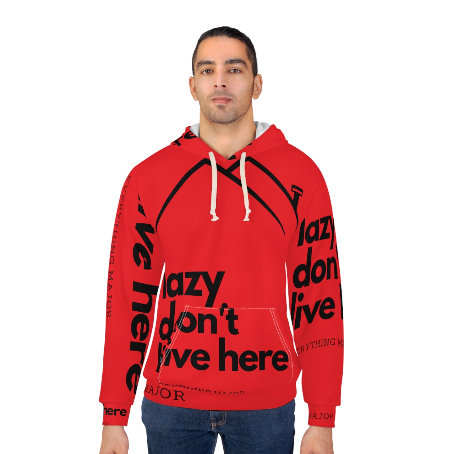 Major RED Unisex Pullover Hoodie (AOP)