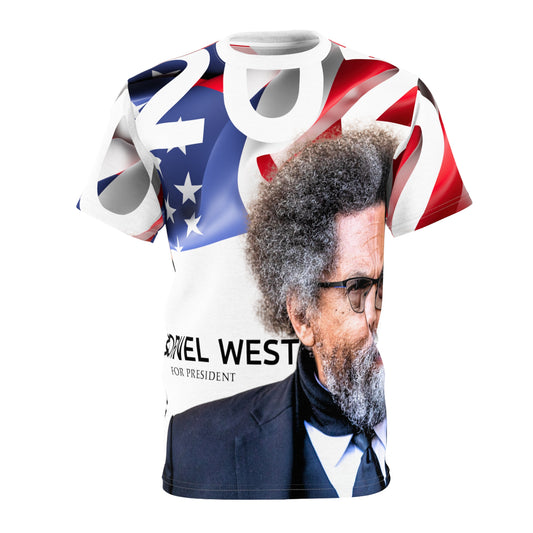 Cornel West Unisex Cut & Sew Tee (AOP)