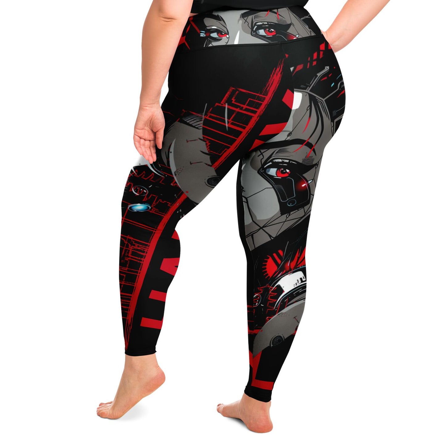 Harley Plus Size Legging - AOP