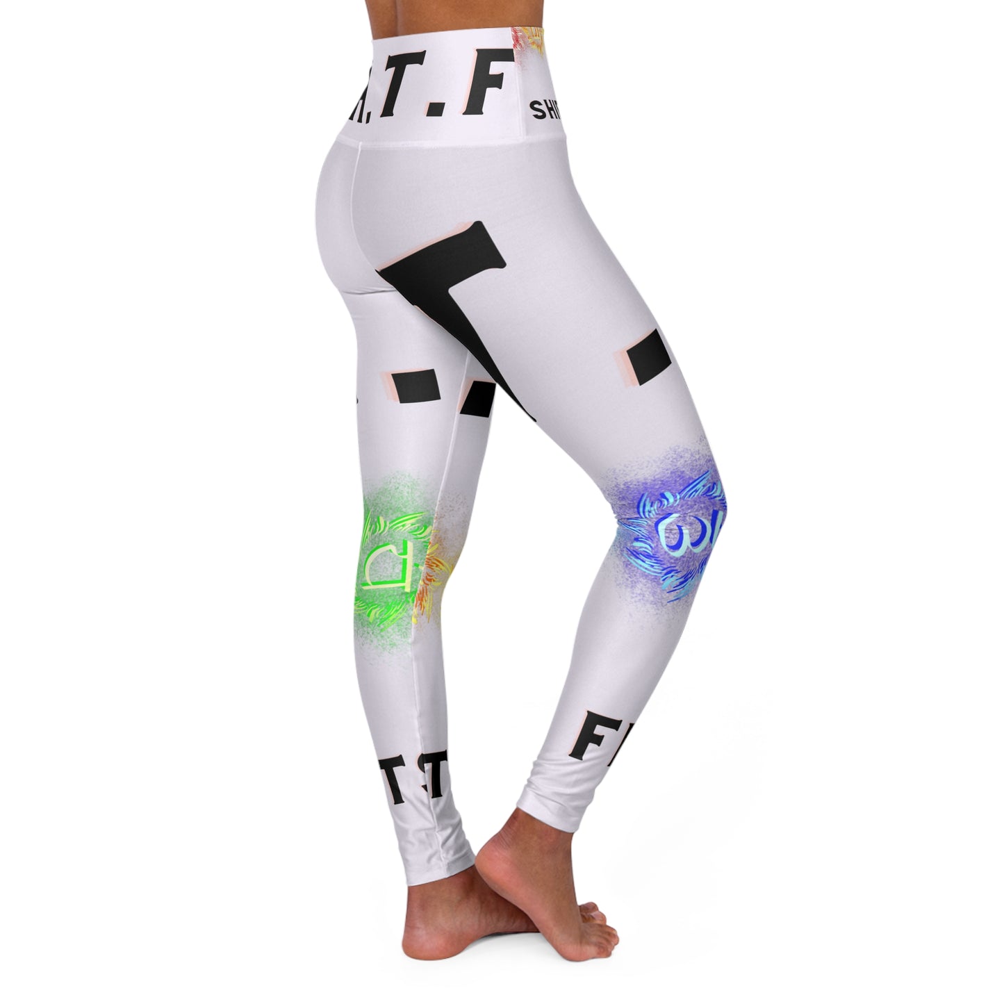 SHFT CHAKRA High Waisted Yoga Leggings (AOP)