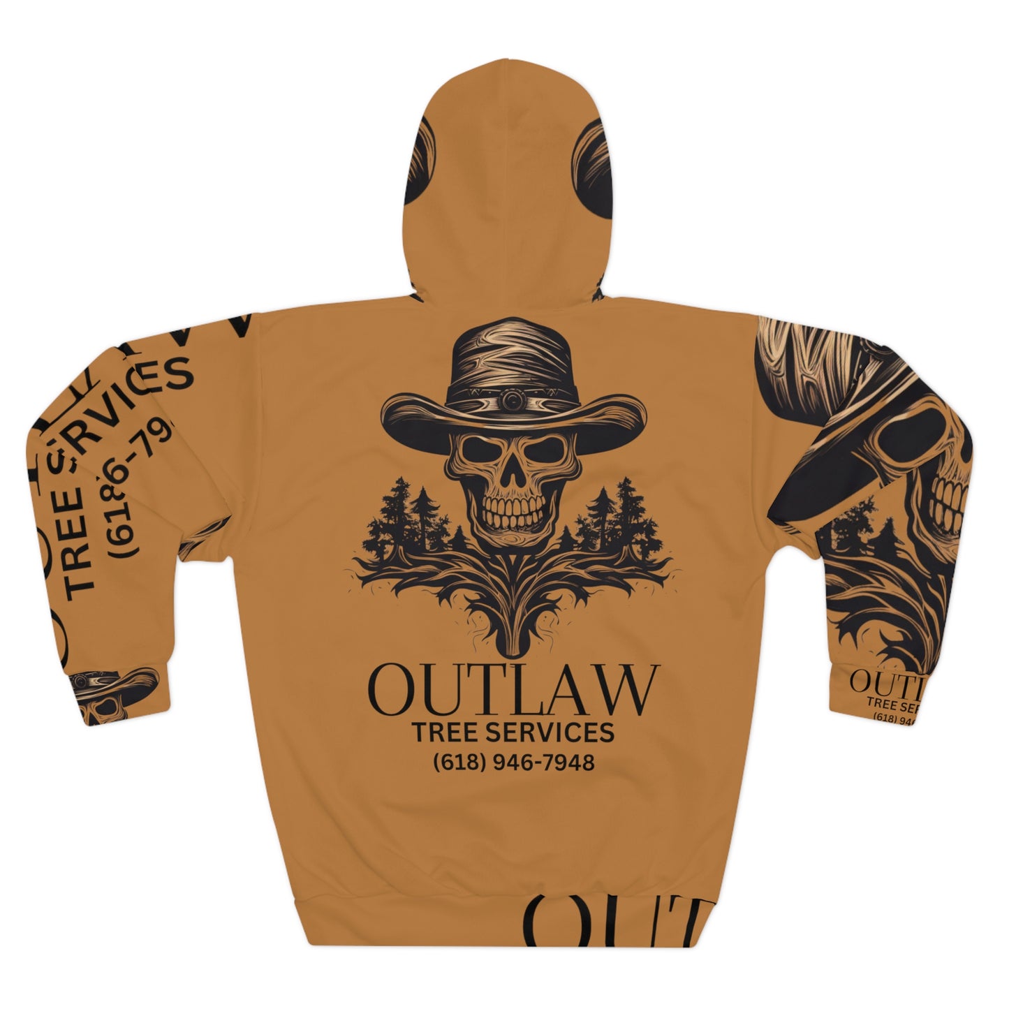 Outlaw 2 Unisex Pullover Hoodie (AOP)