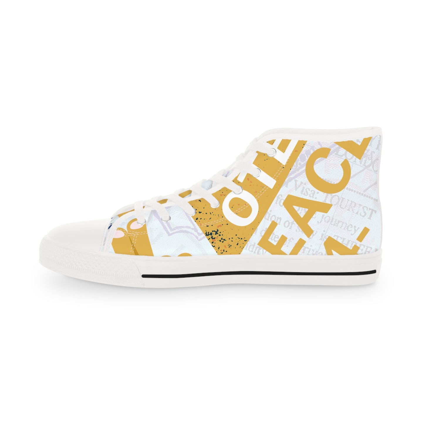 UPFW Flag Men's High Top Sneakers