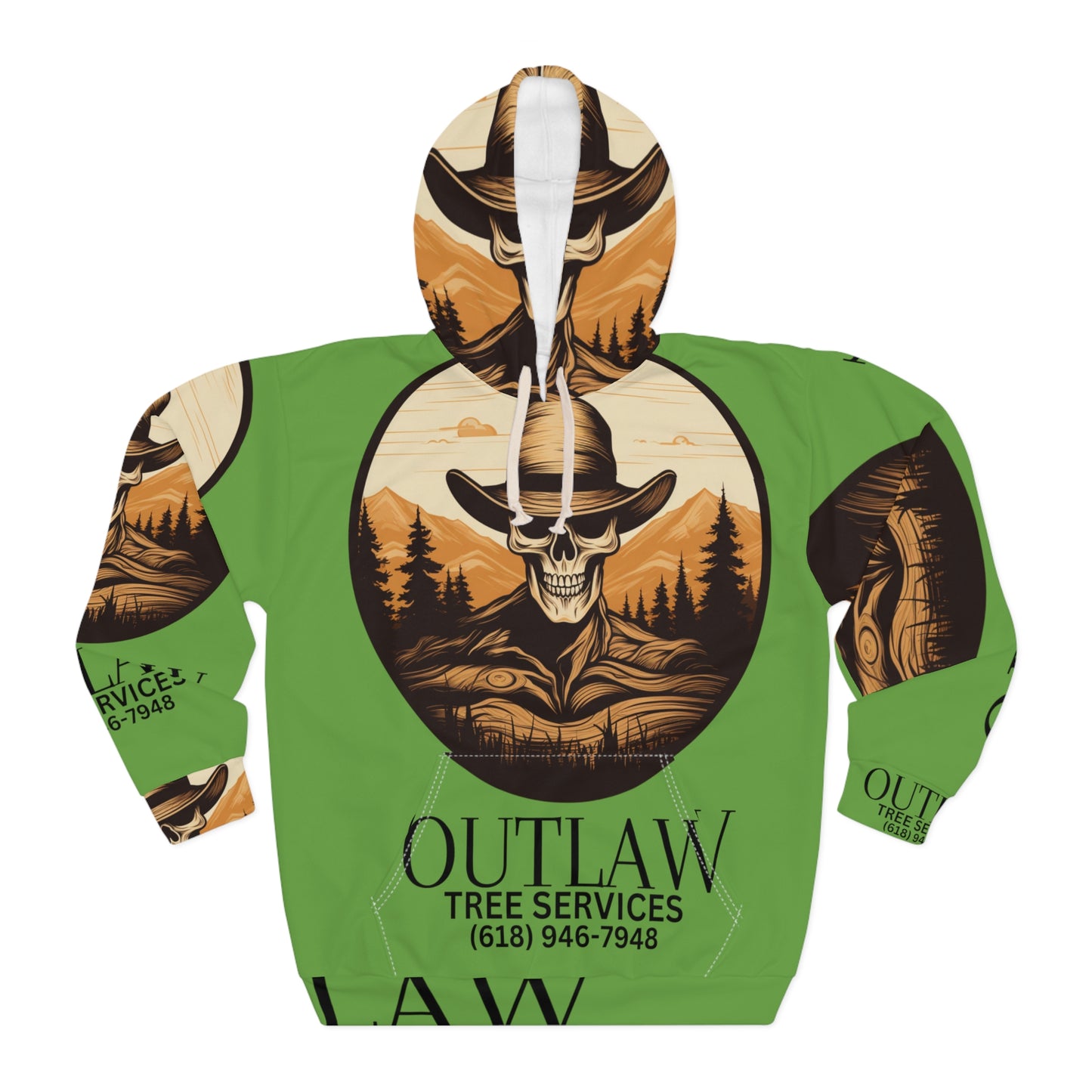 Outlaw Unisex Pullover Hoodie (AOP)