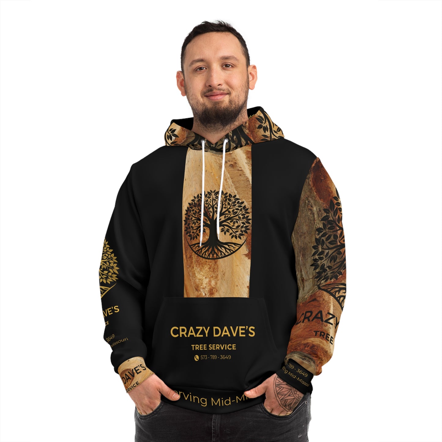 Crazy Dave Fashion Hoodie (AOP)