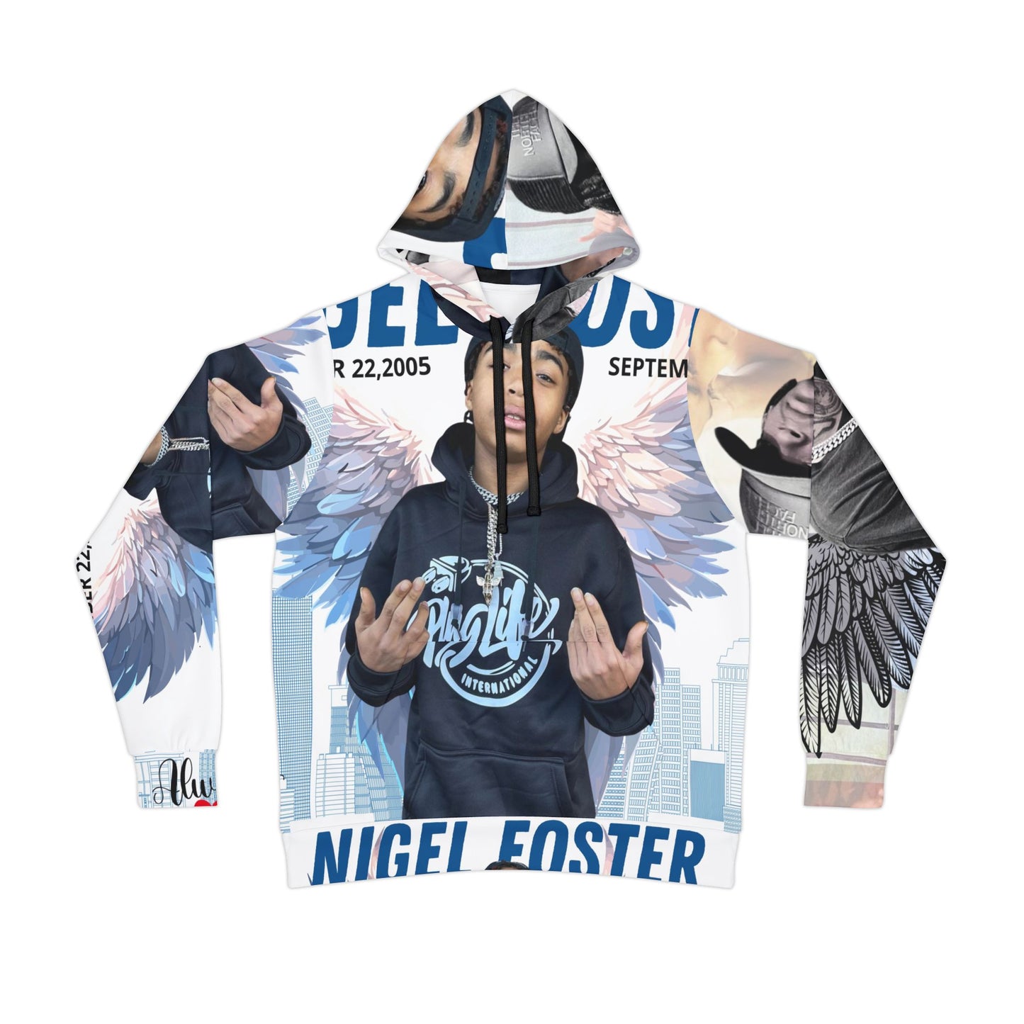 NIGEL FOSTER MIX Athletic Hoodie (AOP)