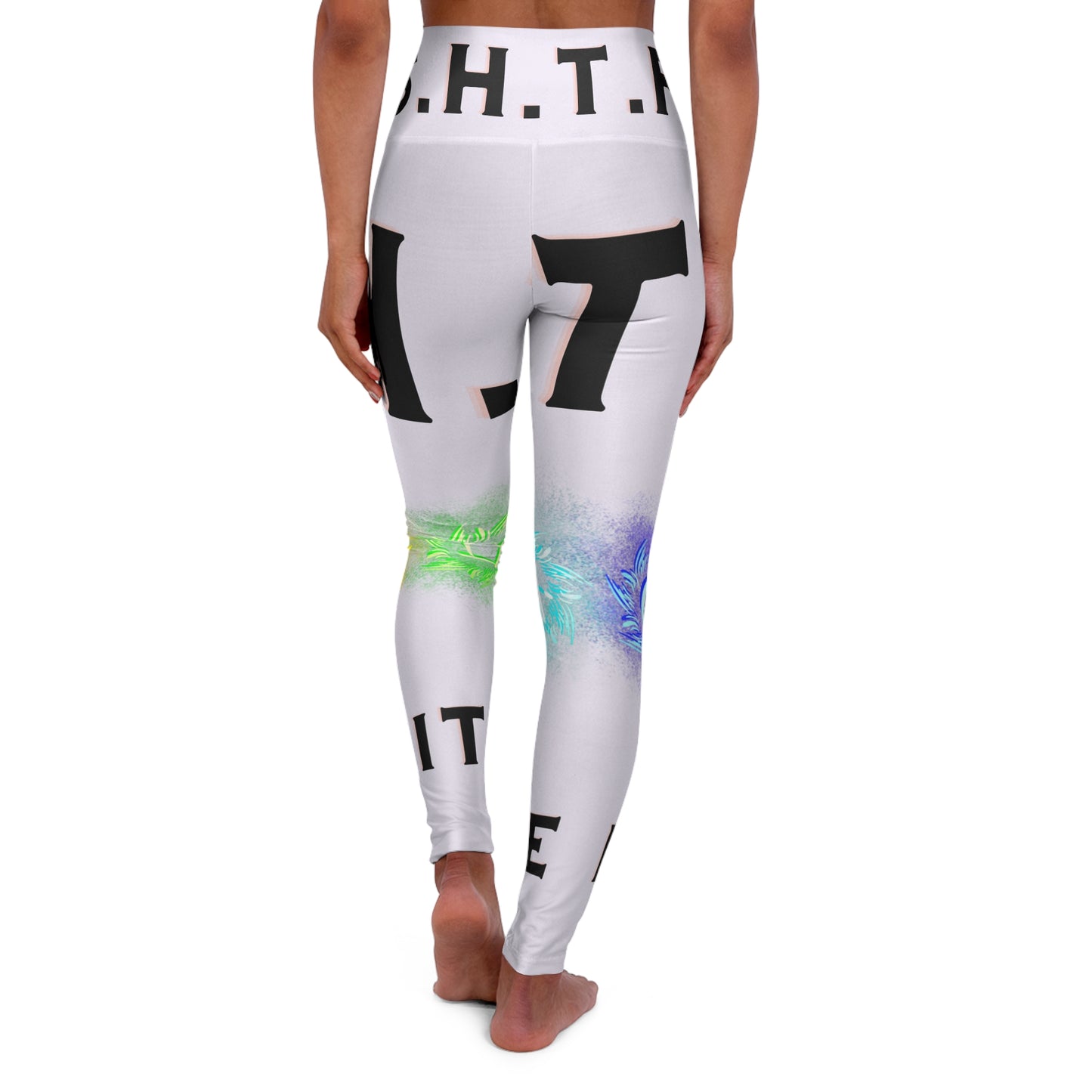 SHFT CHAKRA High Waisted Yoga Leggings (AOP)