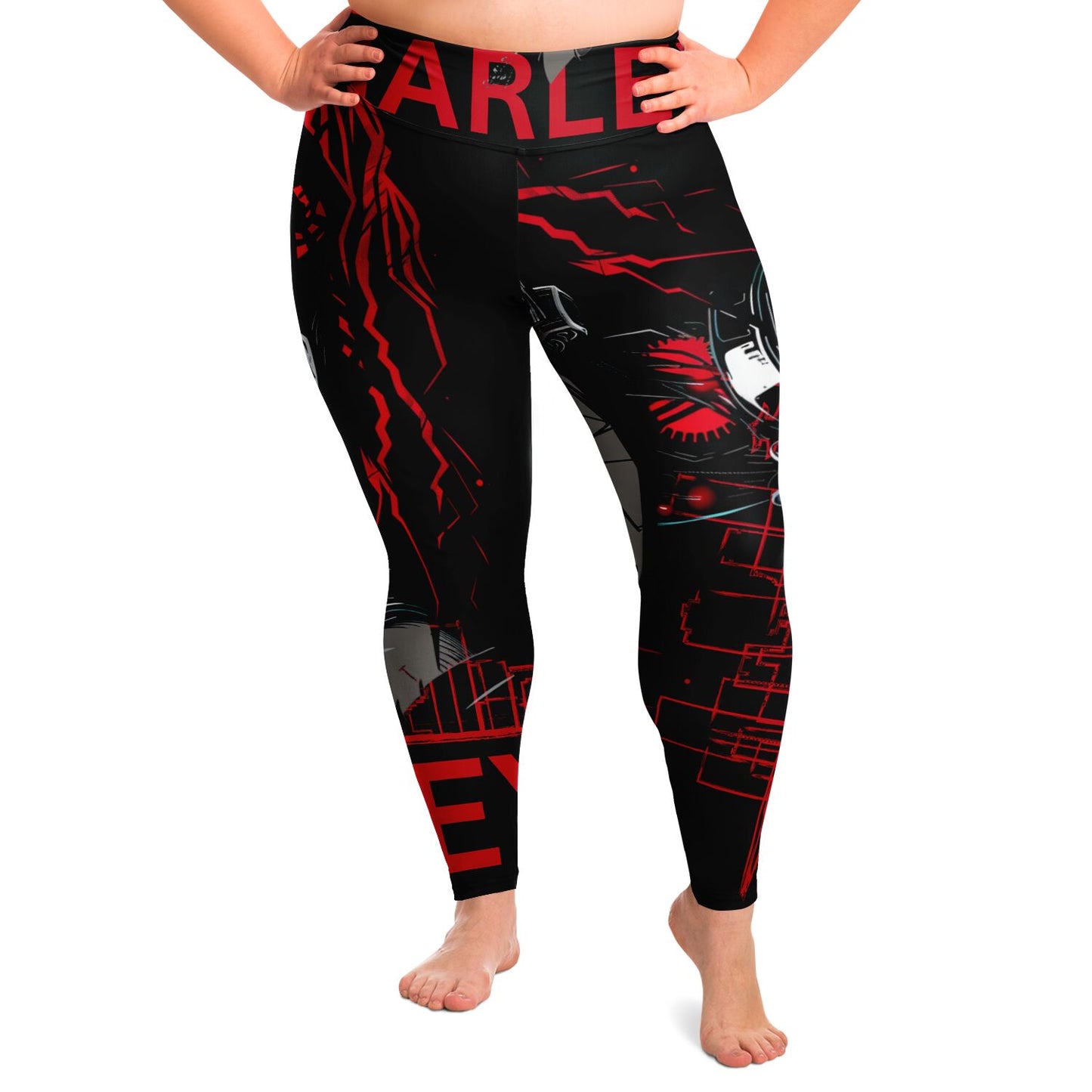 Harley Plus Size Legging - AOP