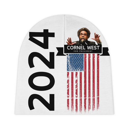 Cornel West Baby Beanie (AOP)