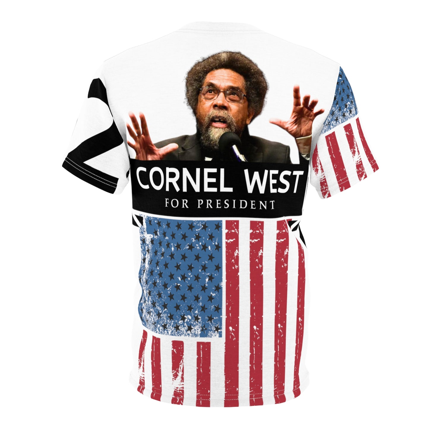 Cornel West 2 Unisex Cut & Sew Tee (AOP)