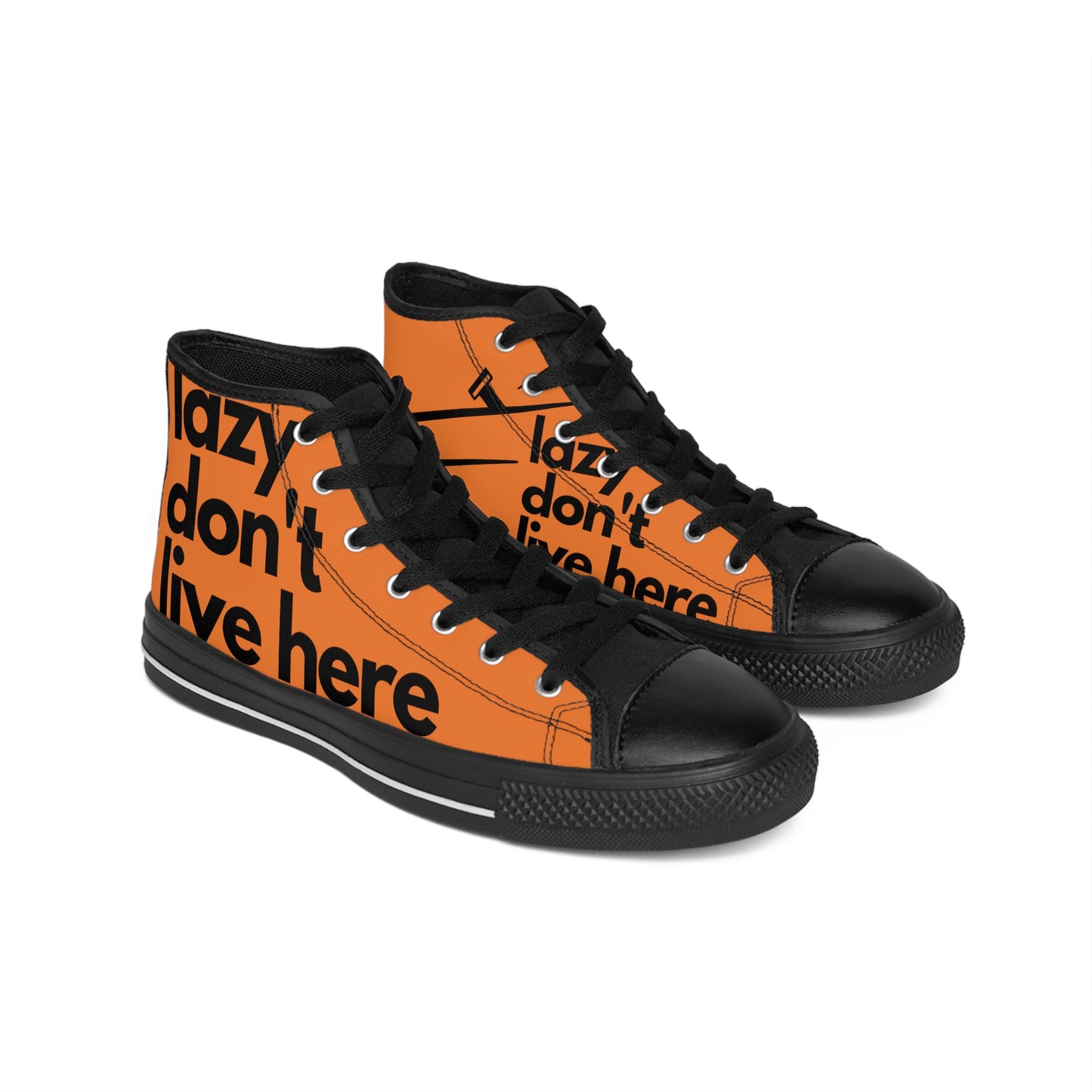 MAJOR ROOF ORANGE Men's Classic Sneakers