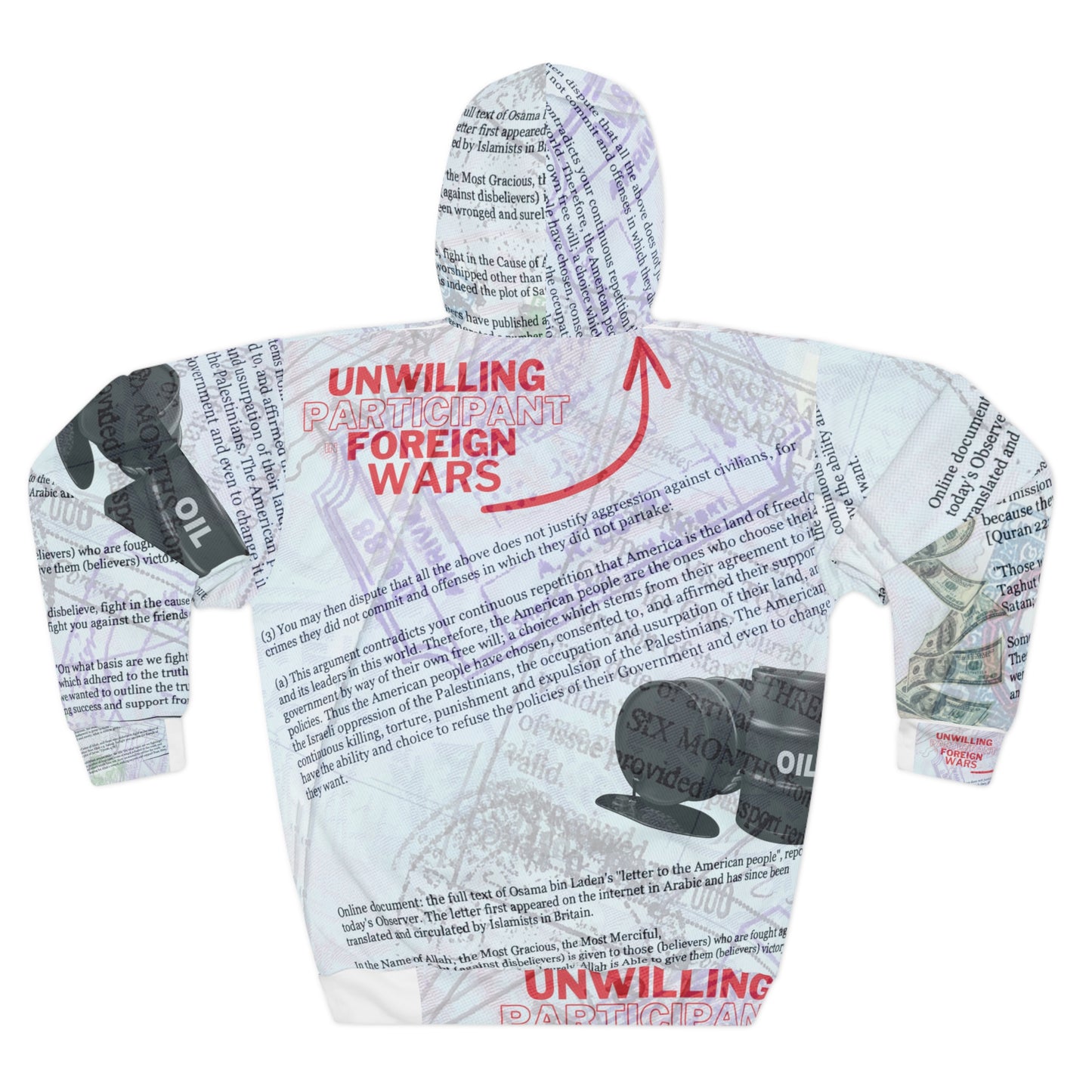 UPFW Unisex Pullover Hoodie (AOP)