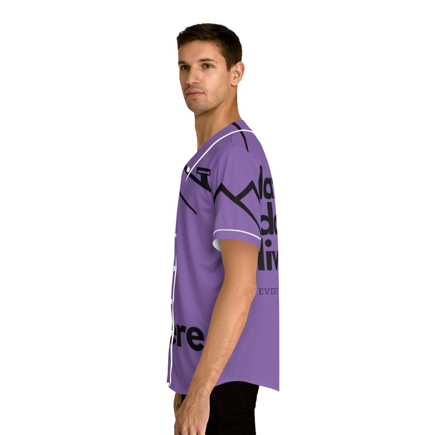 MAJOR ROOF PURP Men's Baseball Jersey (AOP)