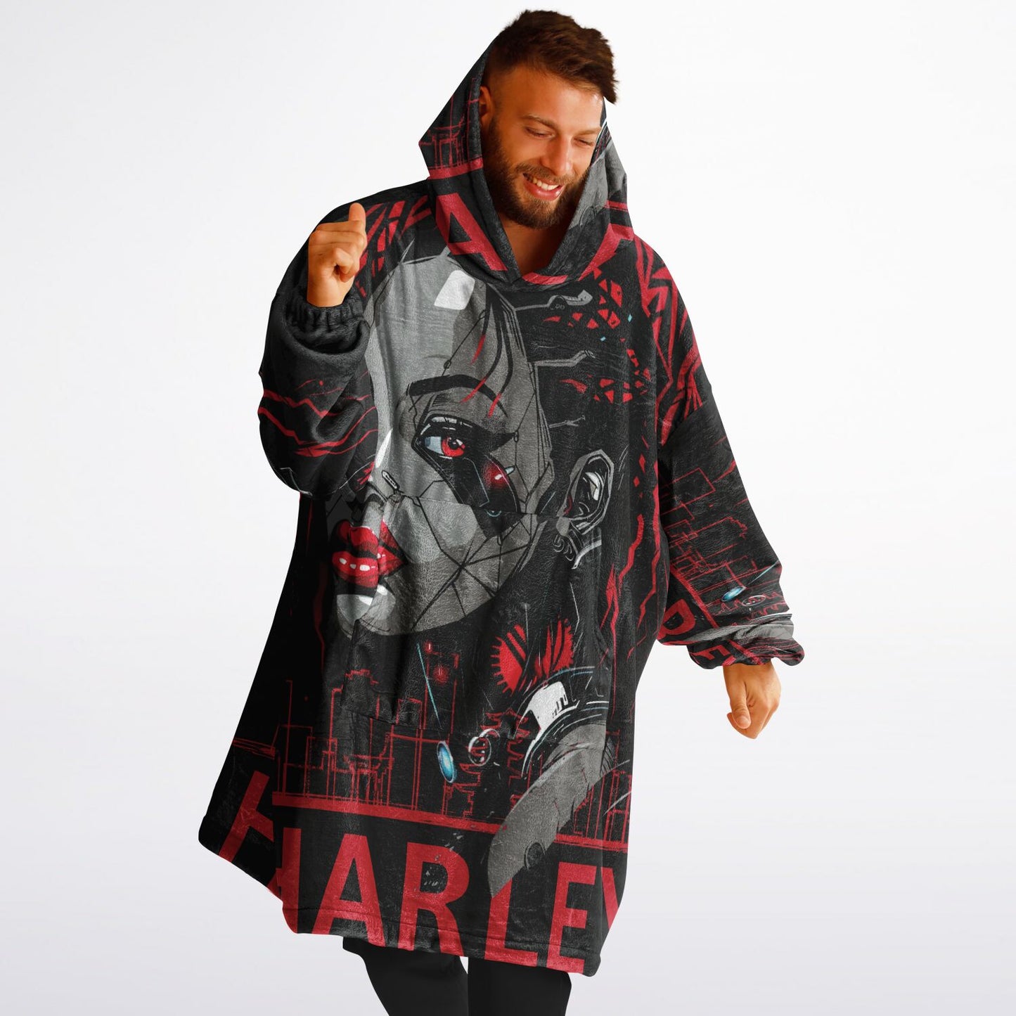 Harley Snug Hoodie Economy - AOP