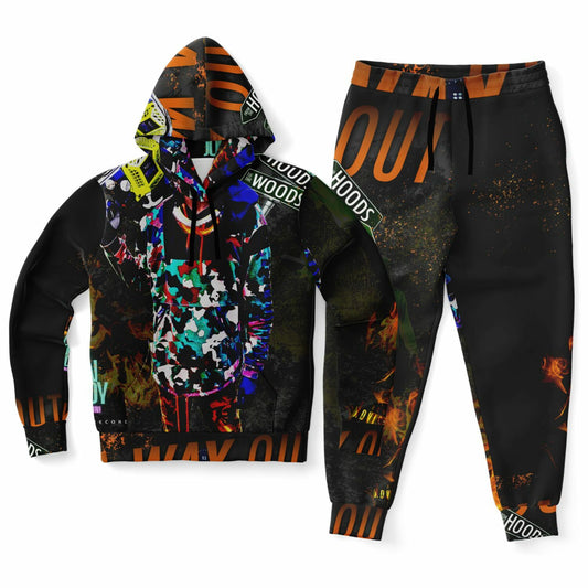 A Way Out Fashion Hoodie & Jogger - AOP