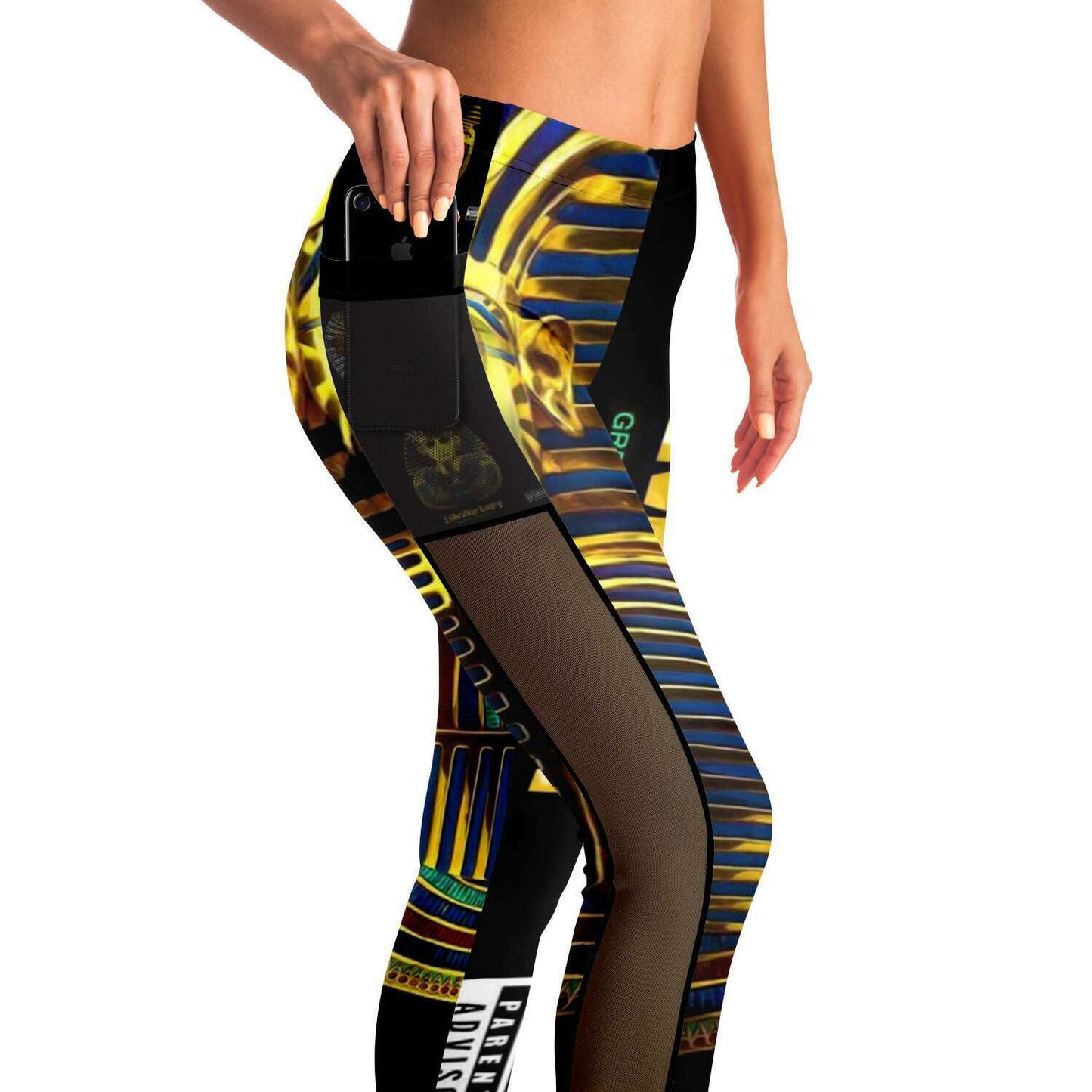 Never Left Mesh Pocket Legging - AOP