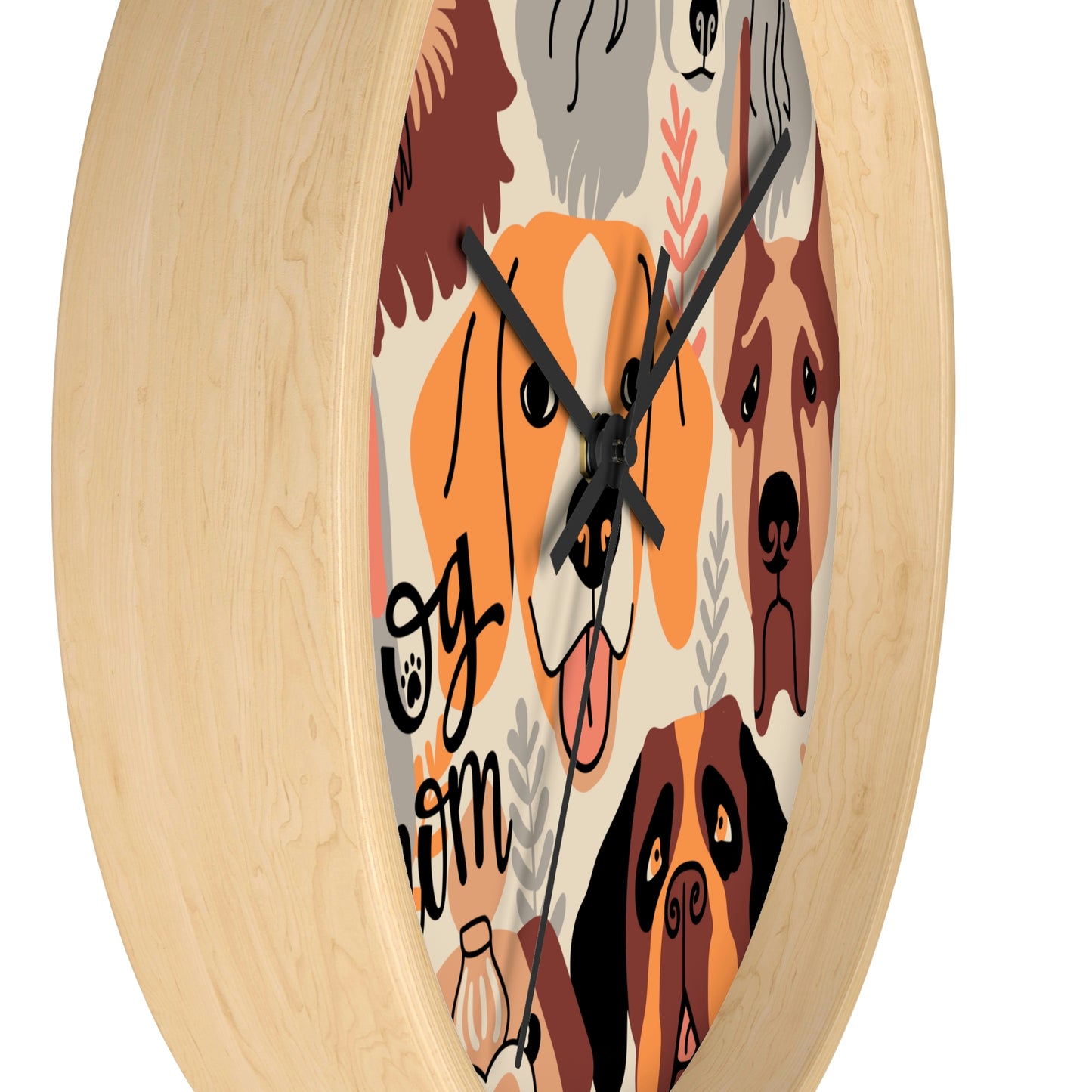 Few Dogs Wall Clock