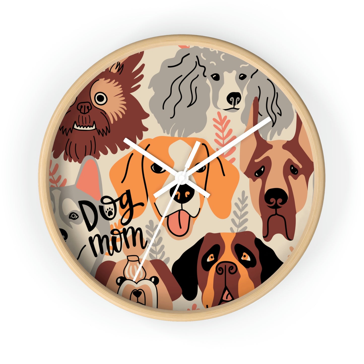 Few Dogs Wall Clock