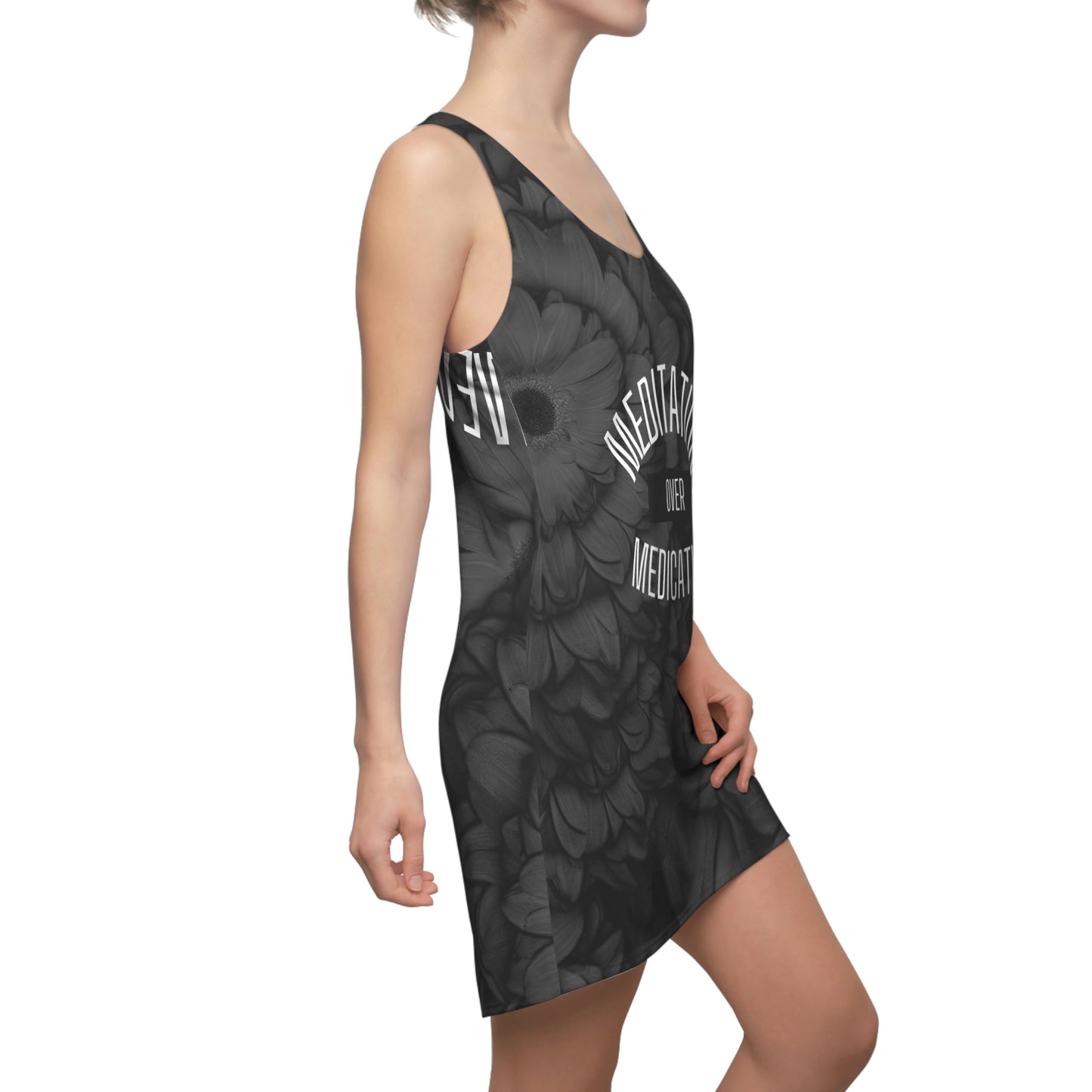 Meditation Women's Cut & Sew Racerback Dress (AOP)