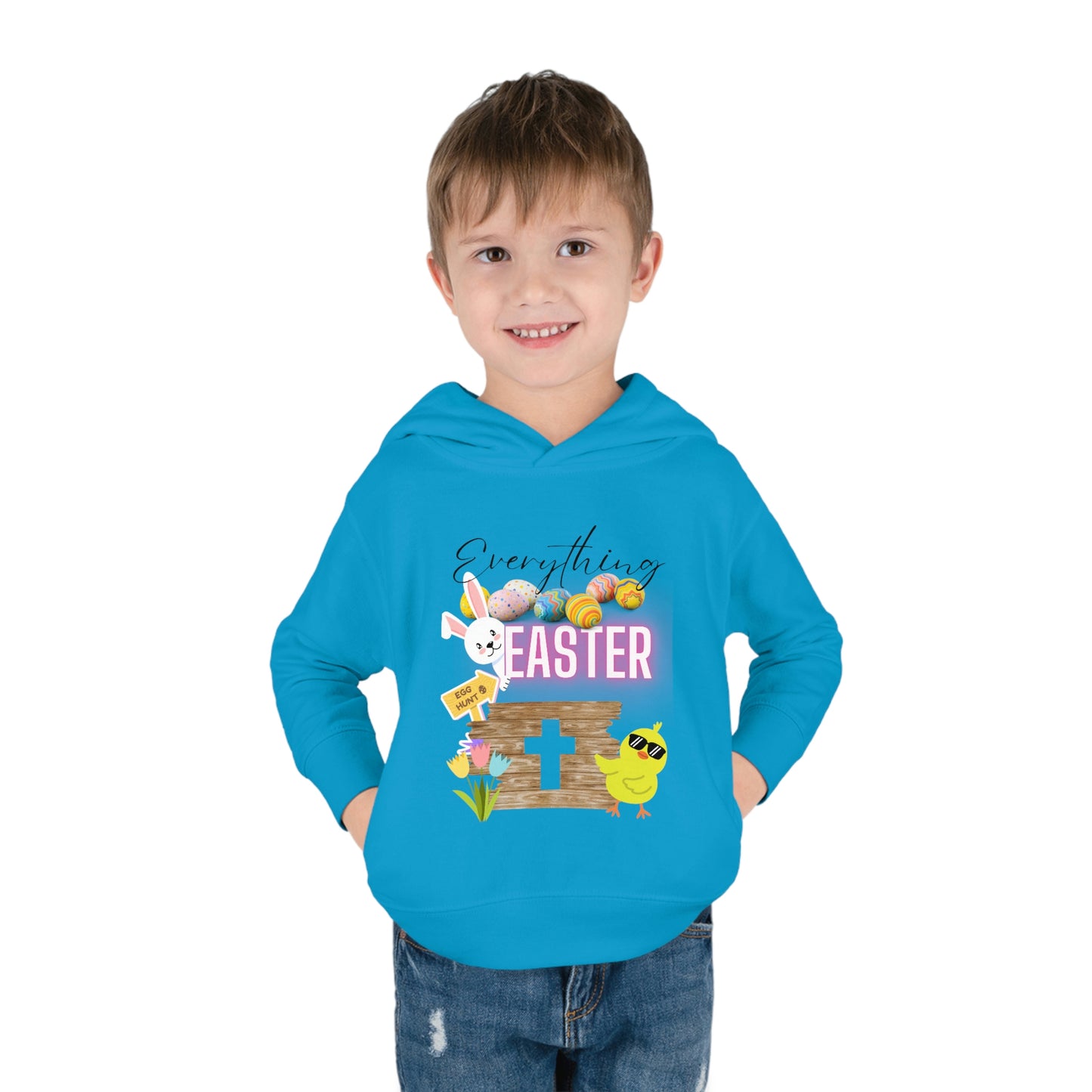 Toddler Easter Pullover Fleece Hoodie