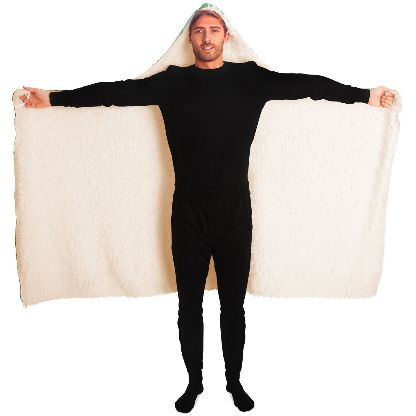 Owner Bill Hooded Blanket - AOP