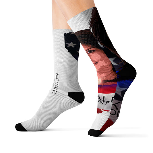 Nikki Haley Sublimation Socks