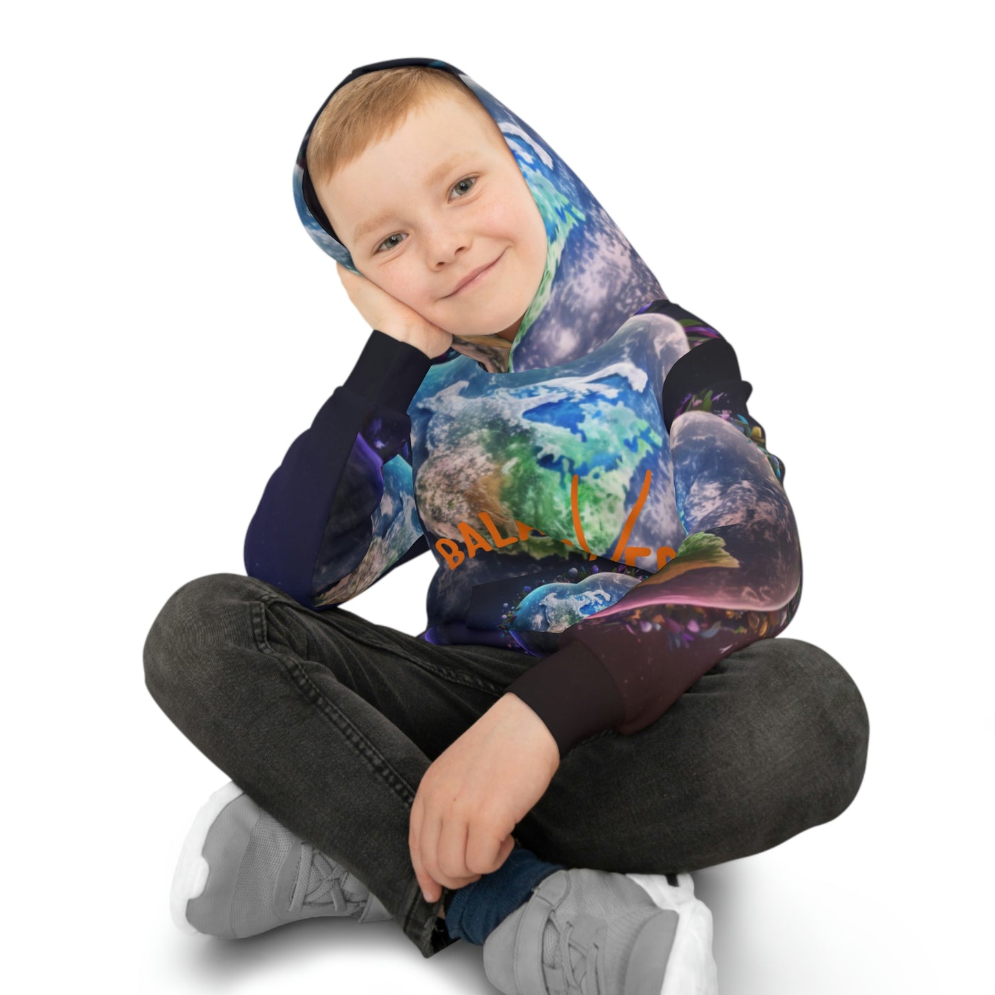 Balanxer Earth Children's Hoodie (AOP)