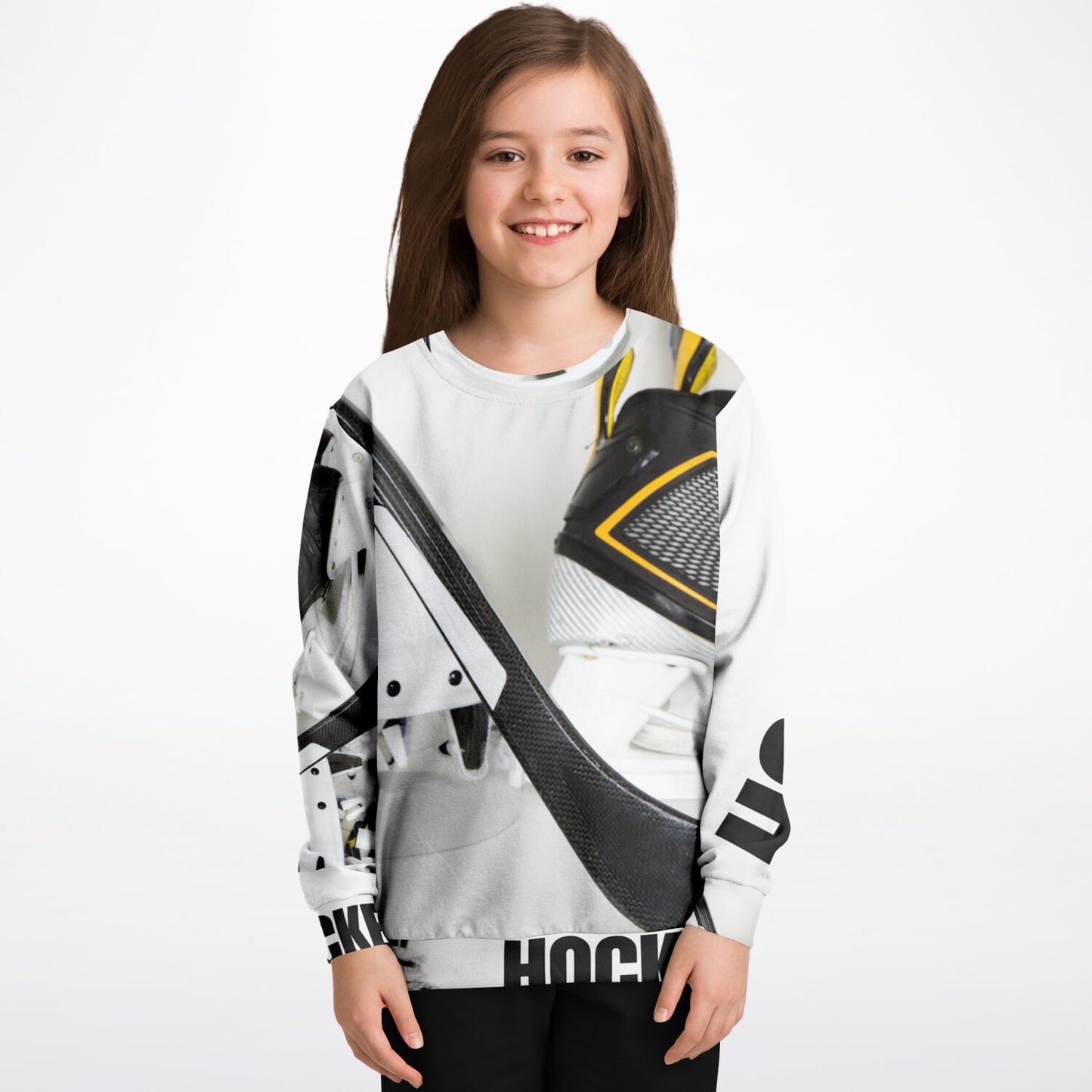 Skate Puck Athletic Kids/Youth Sweatshirt – AOP