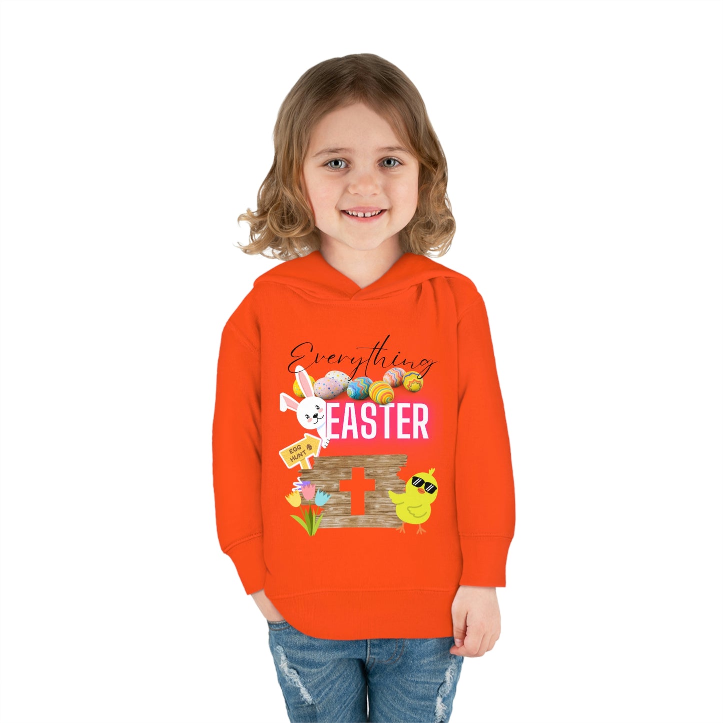 Toddler Easter Pullover Fleece Hoodie