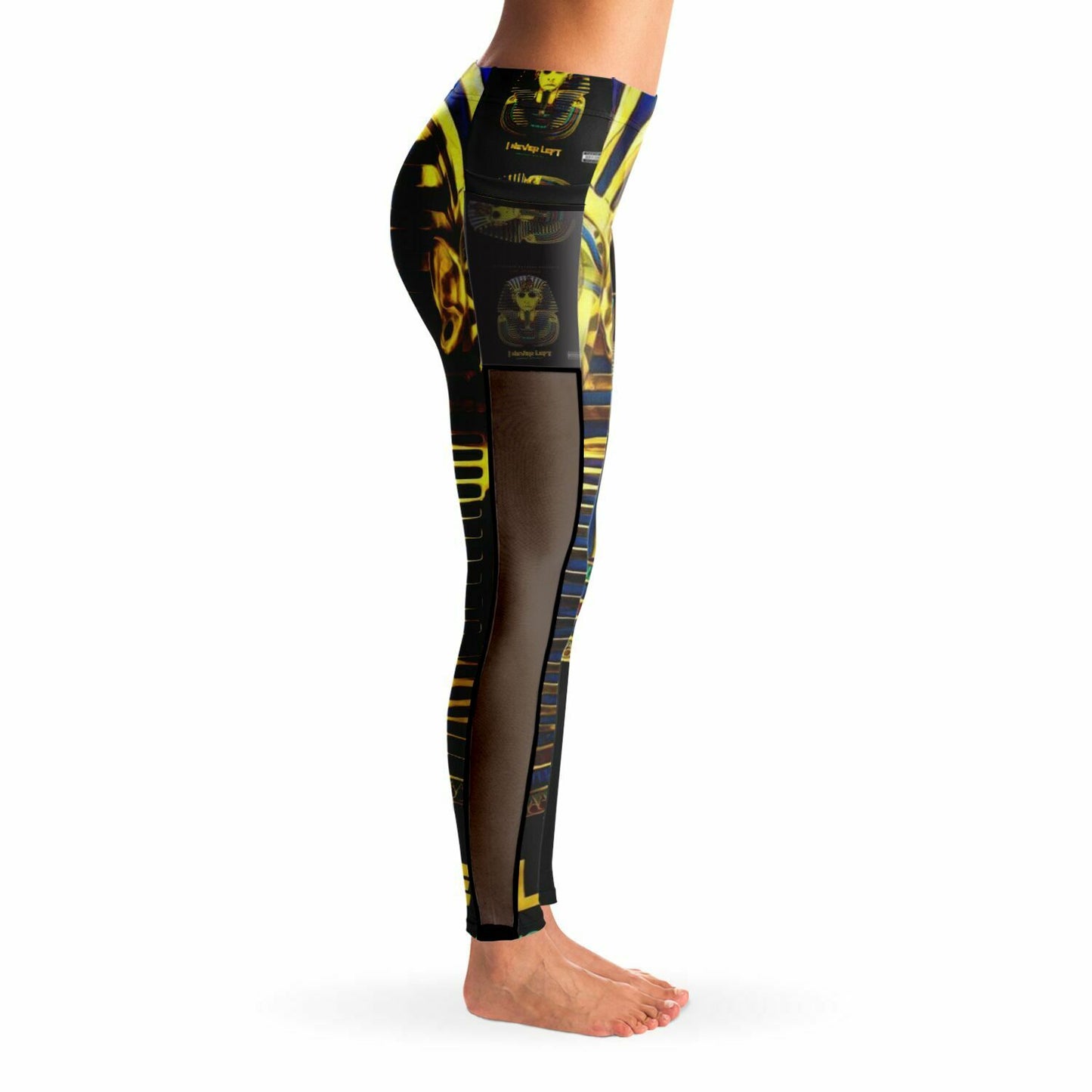 Never Left Mesh Pocket Legging - AOP