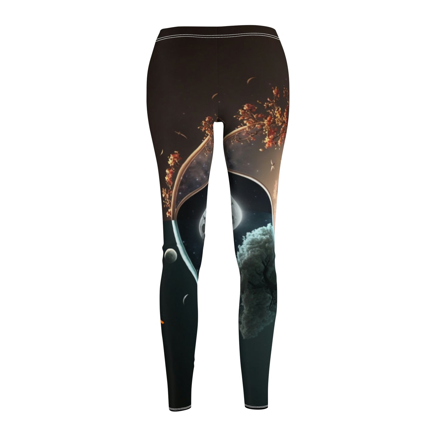 Balanxer Yin Yang Women's Cut & Sew Casual Leggings (AOP)