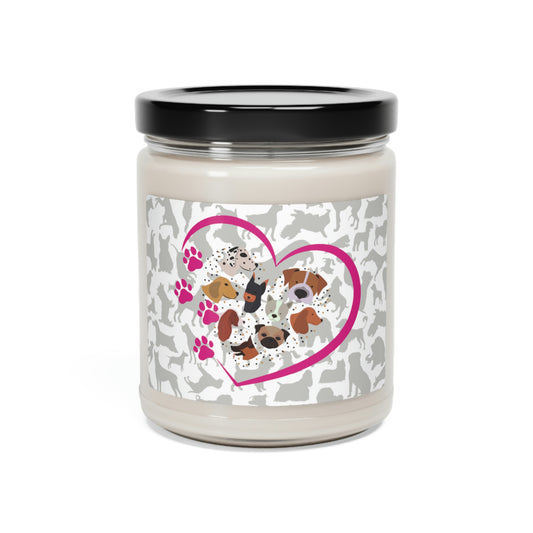 Pup Love Scented Soy Candle, 9oz