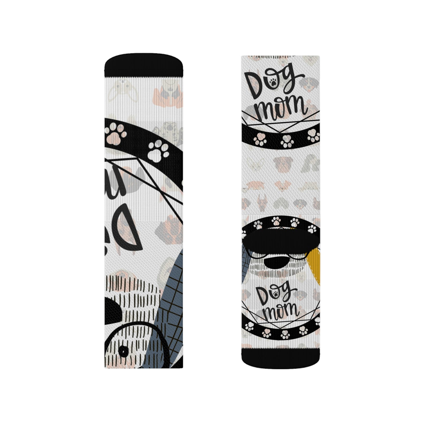 Dog Glasses Sublimation Socks